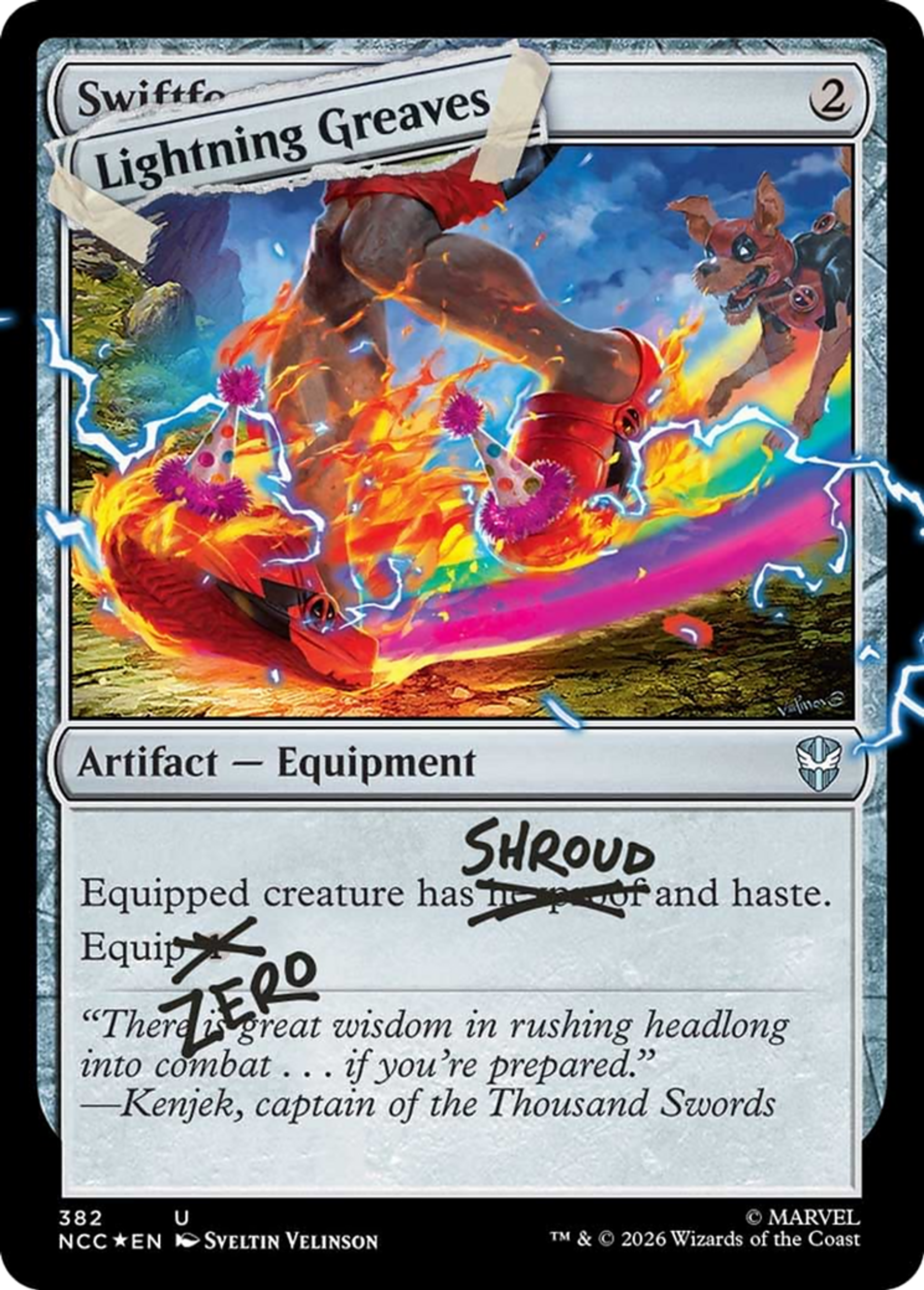 Lightning Greaves — Secret Lair Drop — Magic: The Gathering
