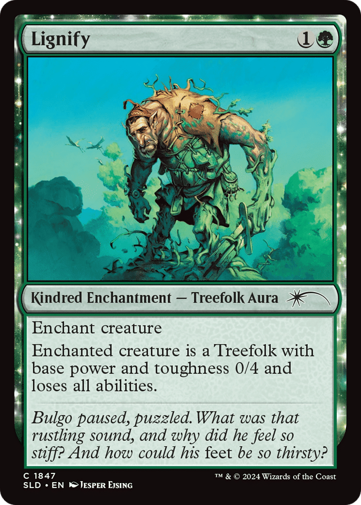 Lignify — Secret Lair Drop — Magic: The Gathering