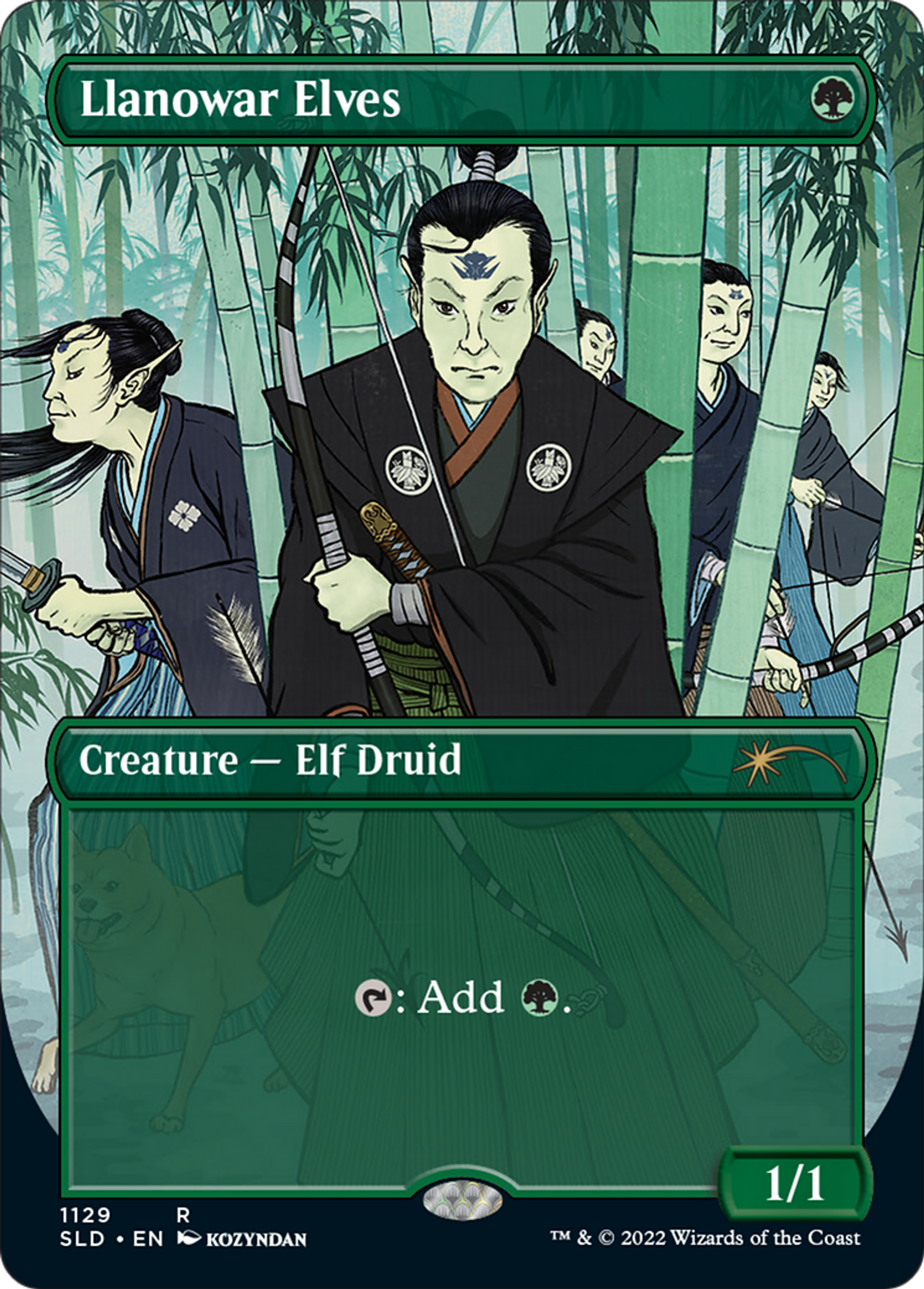 Elfes de Llanowar — Secret Lair Drop — Magic: The Gathering