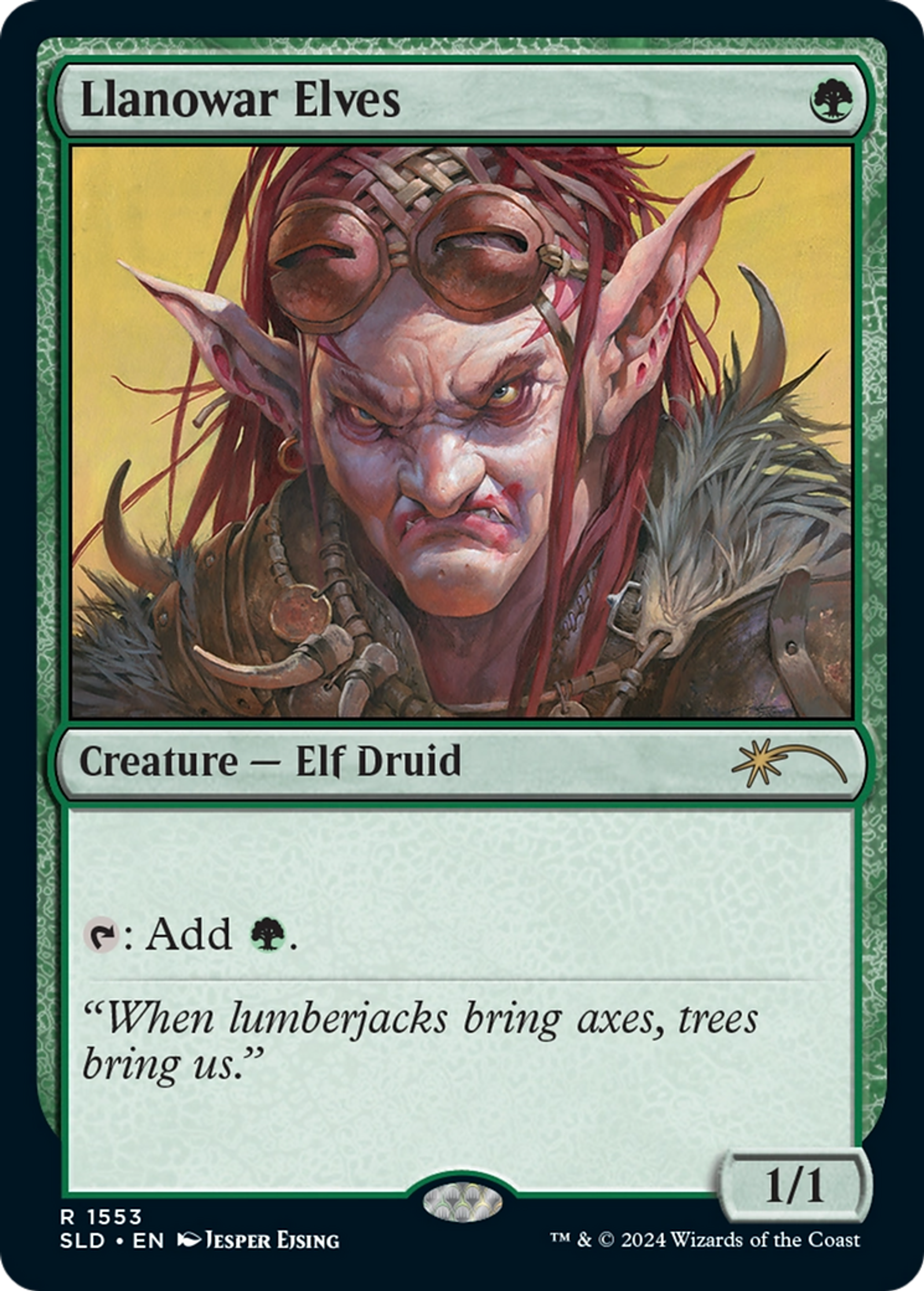 Llanowar Elves — Secret Lair Drop — Magic: The Gathering