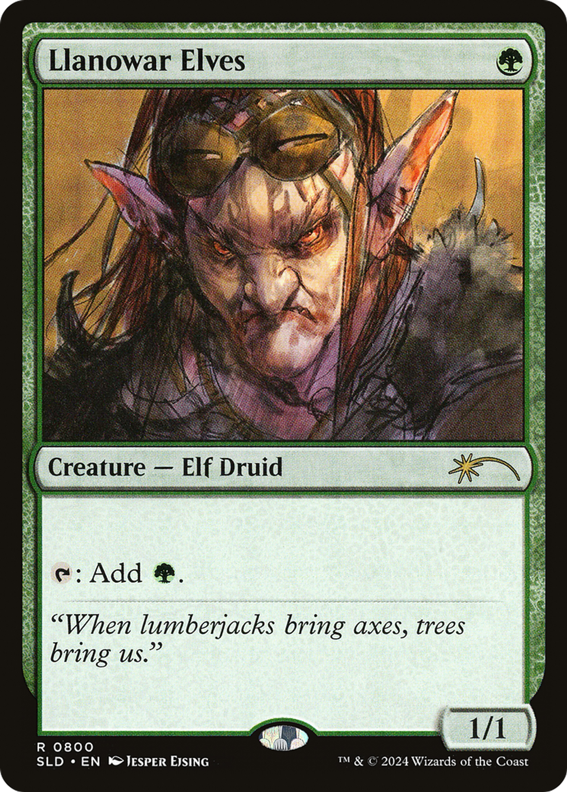 Elfes de Llanowar — Secret Lair Drop — Magic: The Gathering