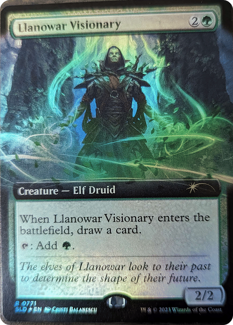 Llanowar Visionary — Secret Lair Drop — Magic: The Gathering