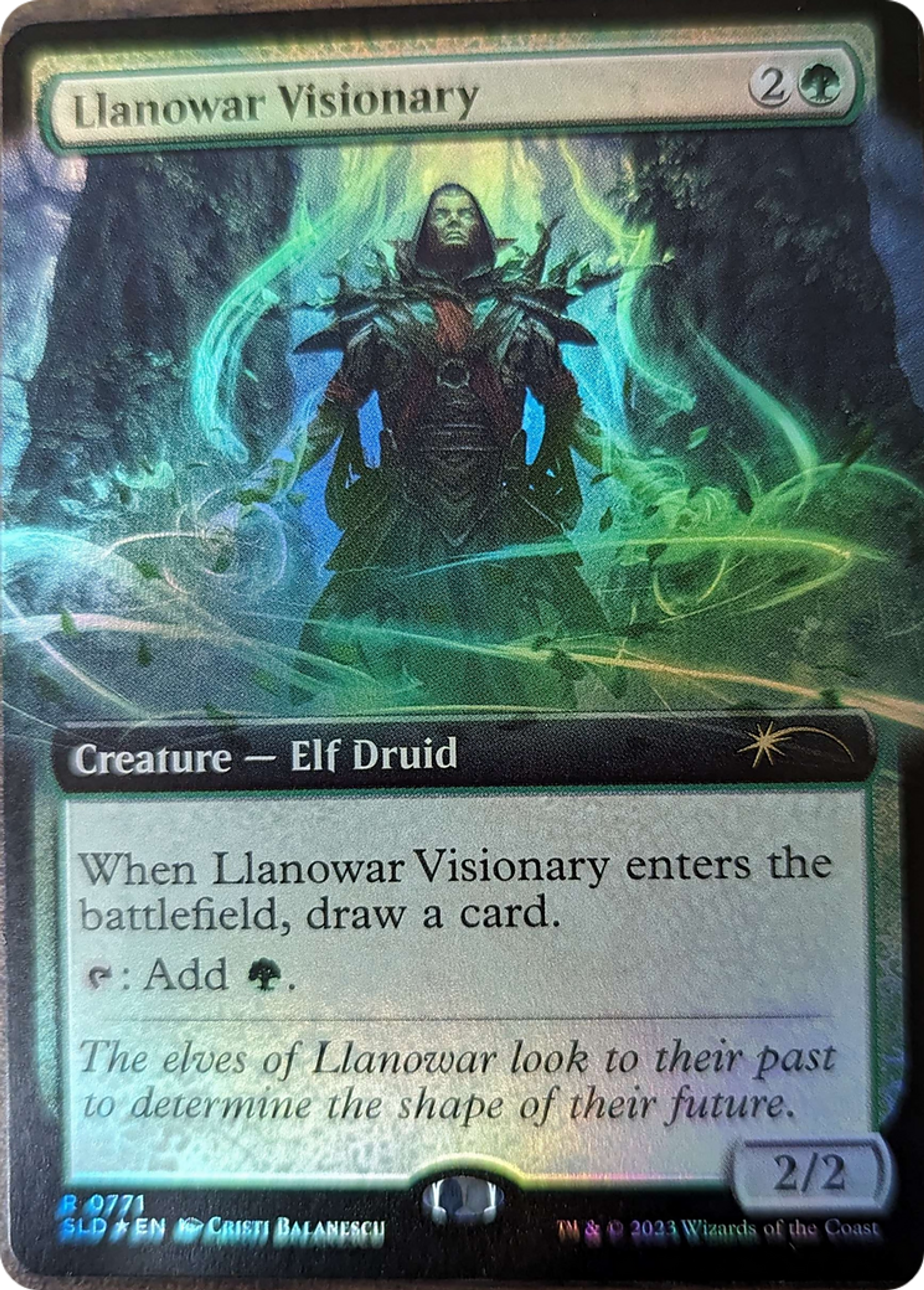 Visionnaire de Llanowar — Secret Lair Drop — Magic: The Gathering