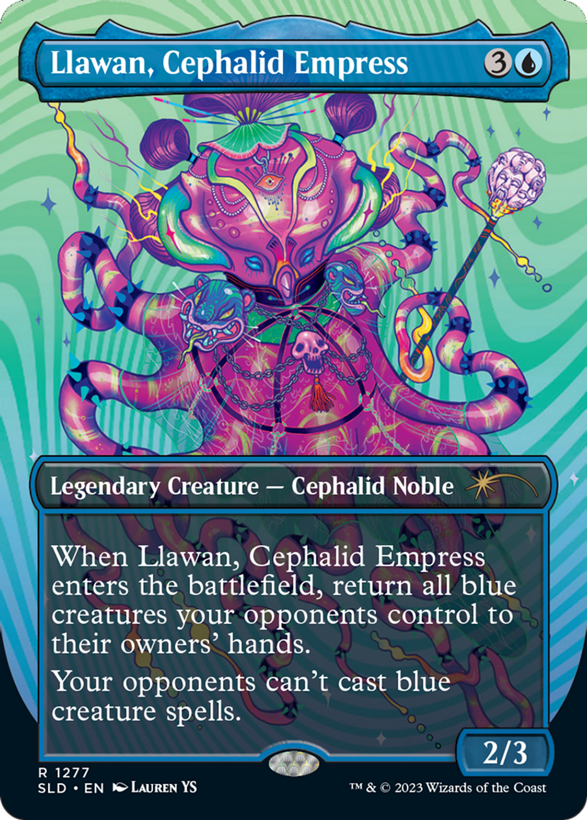 Llawan, impératrice céphalide — Secret Lair Drop — Magic: The Gathering