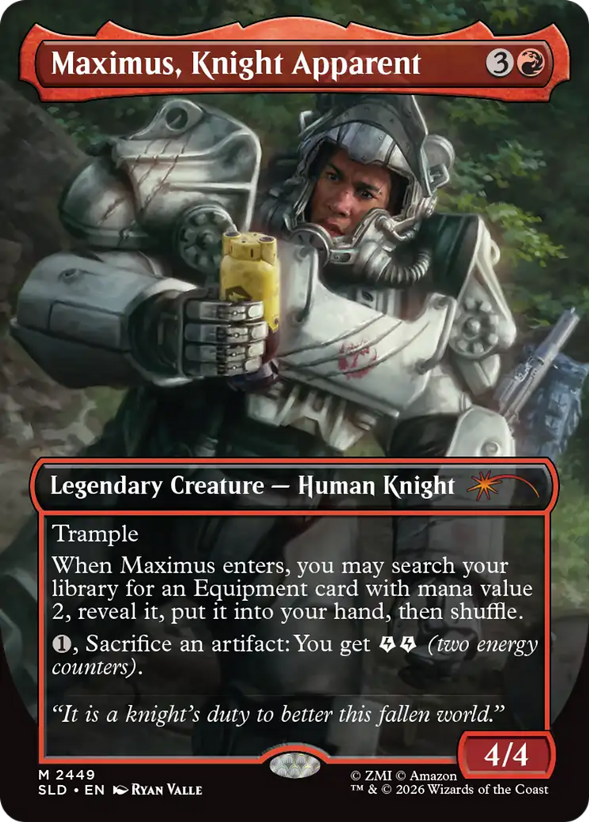 Maximus, Knight Apparent — Secret Lair Drop — Magic: The Gathering