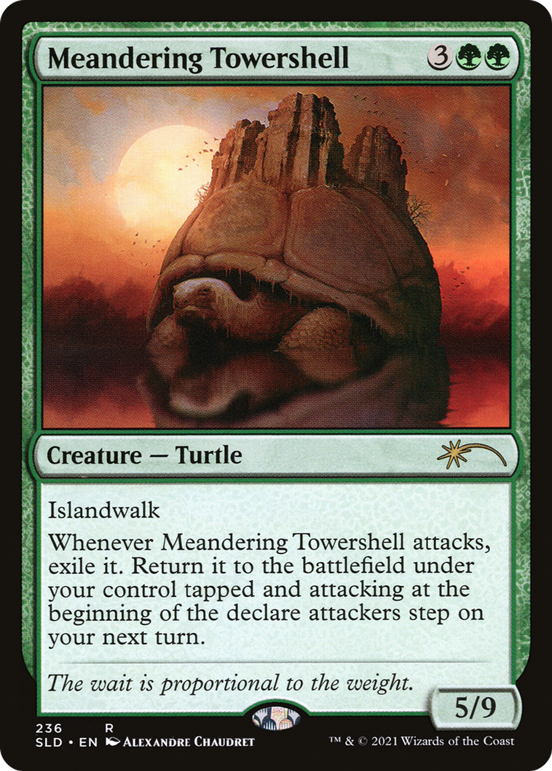 Carapace fortifiée errante — Secret Lair Drop — Magic: The Gathering