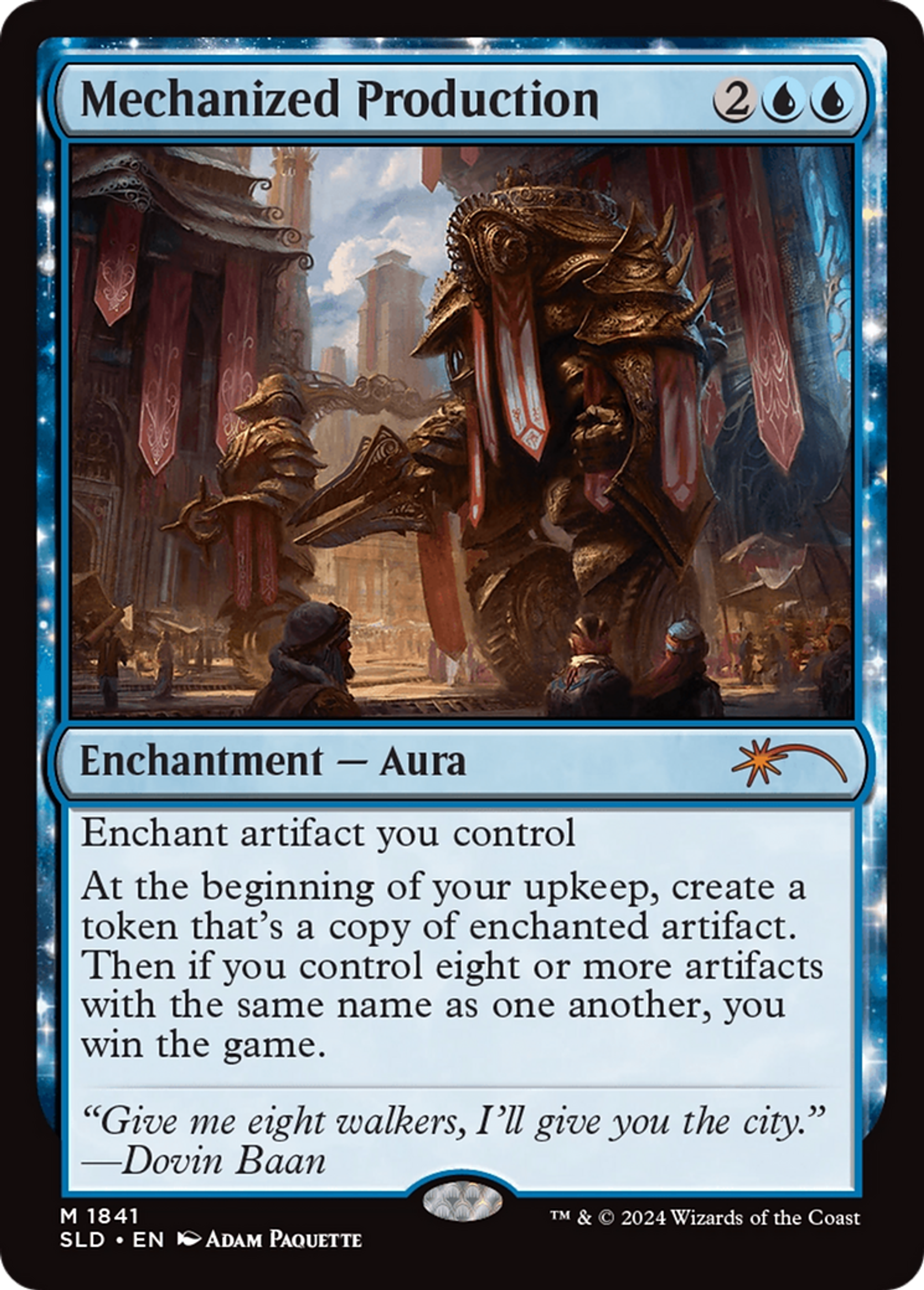 Mechanized Production — Secret Lair Drop — Magic: The Gathering