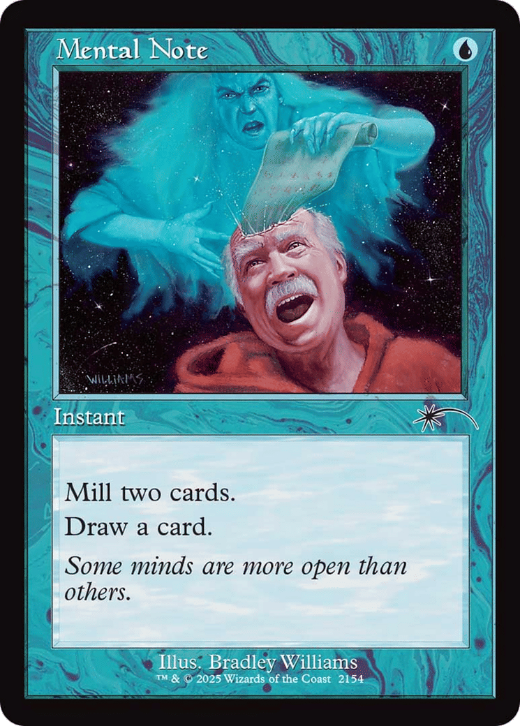 Mental Note — Secret Lair Drop — Magic: The Gathering