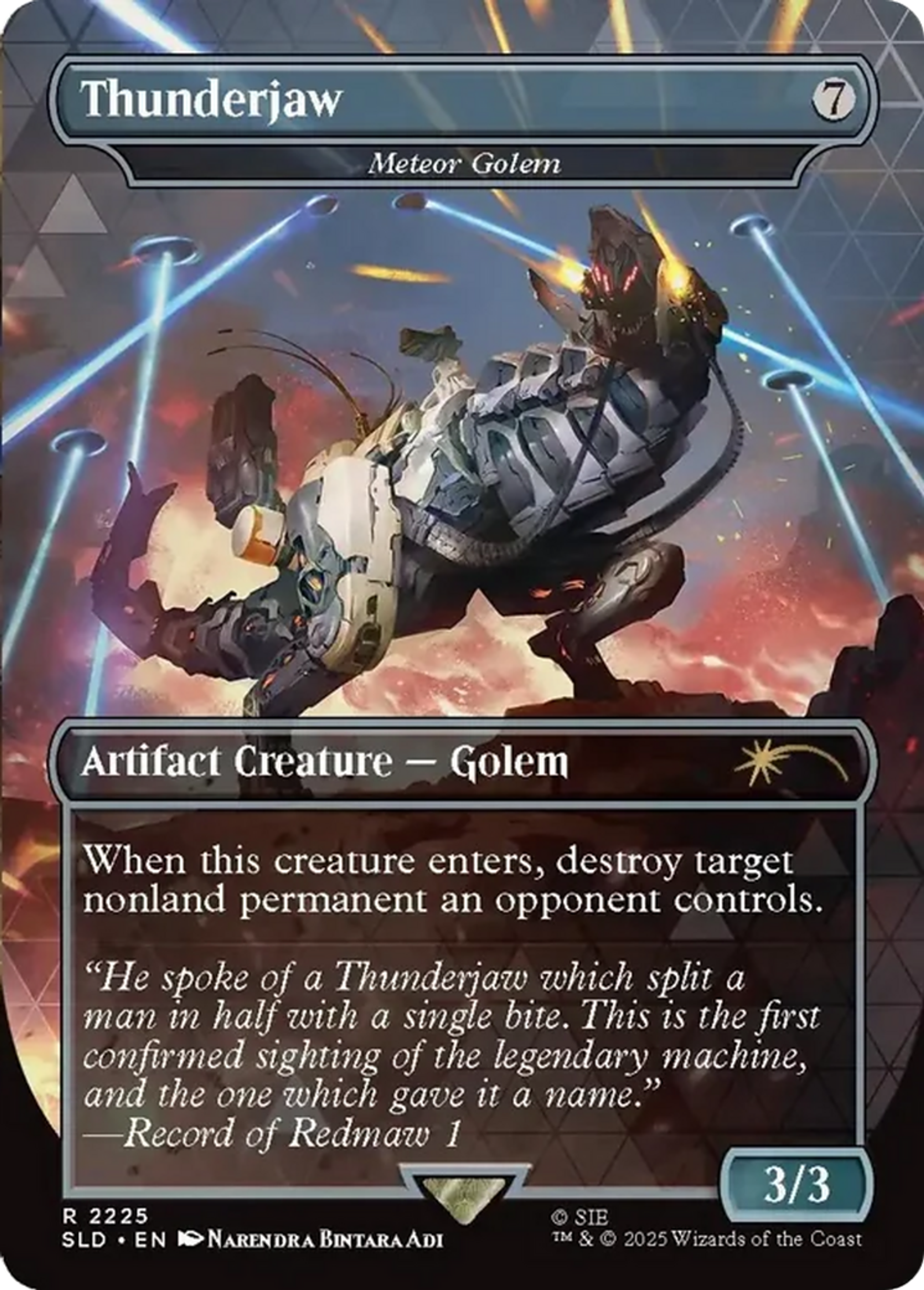 Meteor Golem — Secret Lair Drop — Magic: The Gathering