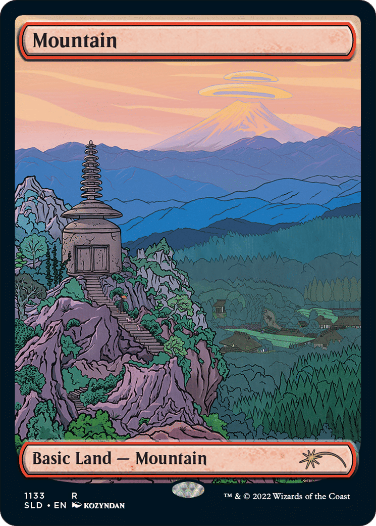 Montagne — Secret Lair Drop — Magic: The Gathering