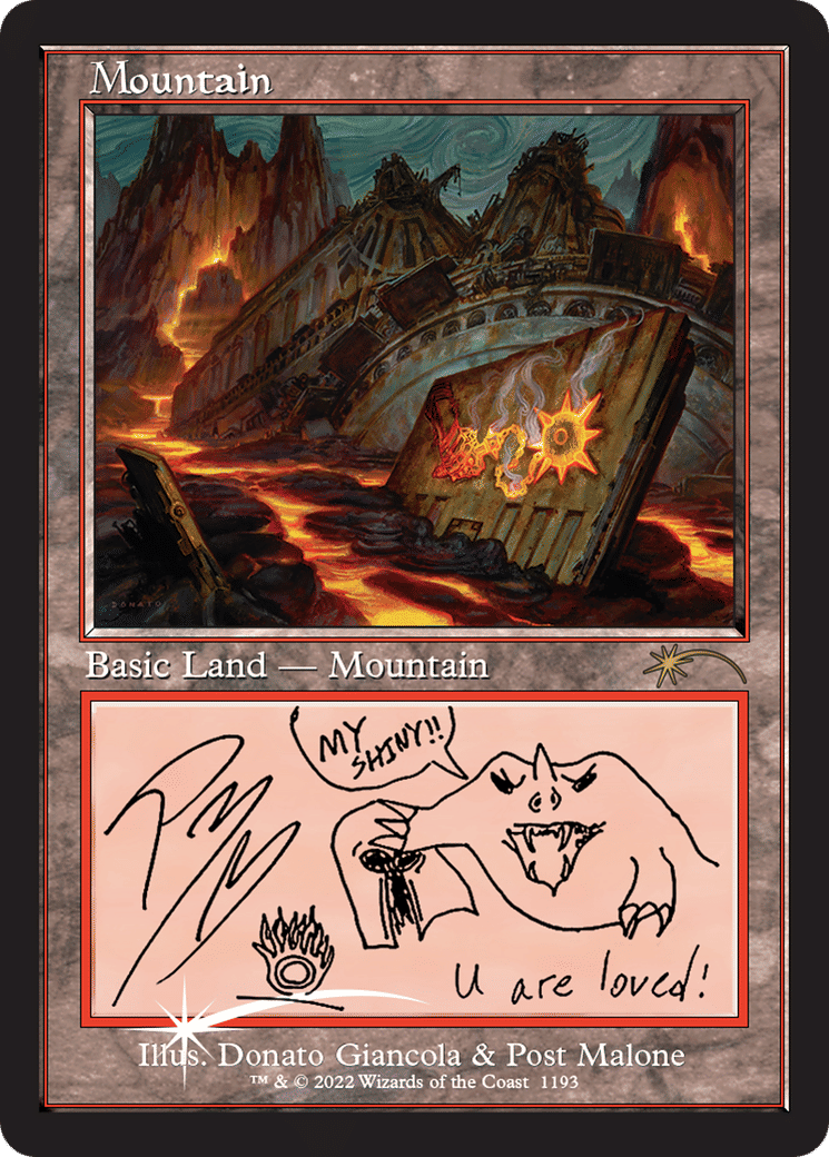 Montagne — Secret Lair Drop — Magic: The Gathering