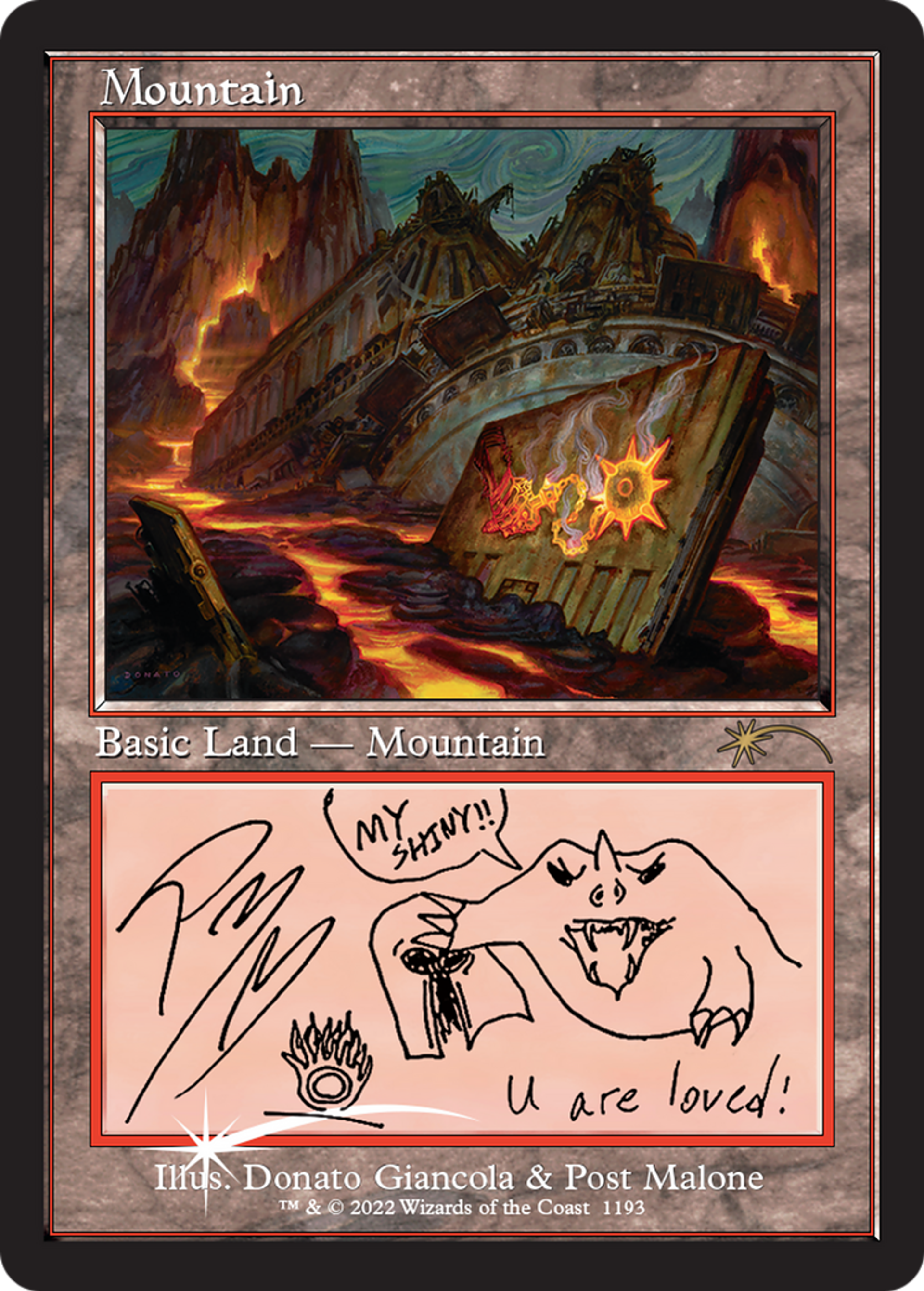 Montagne — Secret Lair Drop — Magic: The Gathering