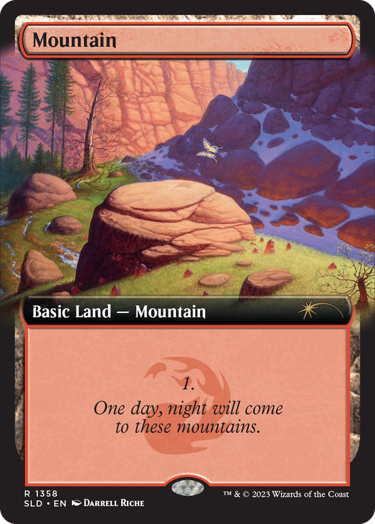 Montagne — Secret Lair Drop — Magic: The Gathering