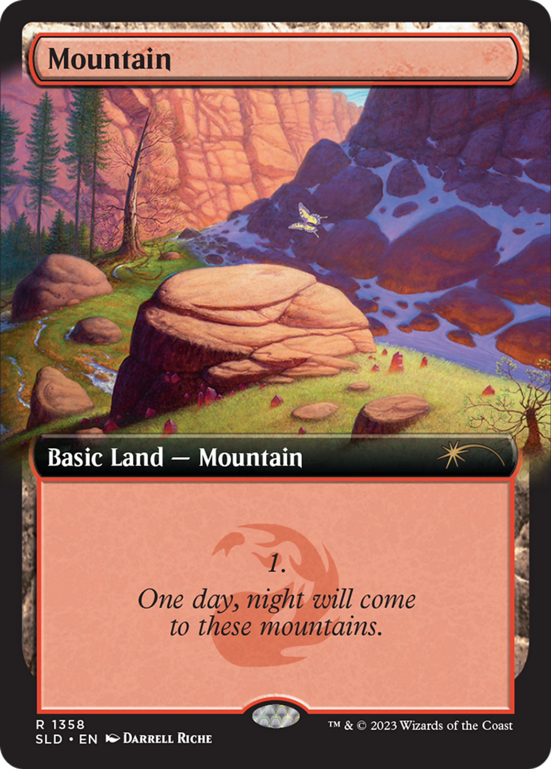 Montagne — Secret Lair Drop — Magic: The Gathering