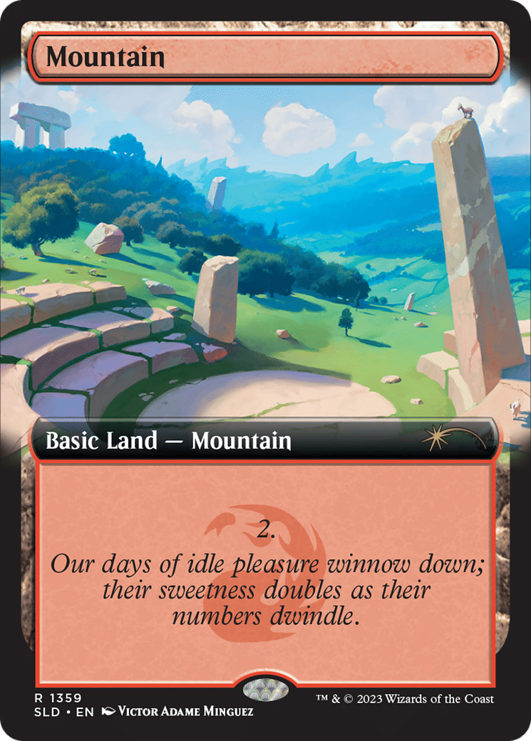 Montagne — Secret Lair Drop — Magic: The Gathering