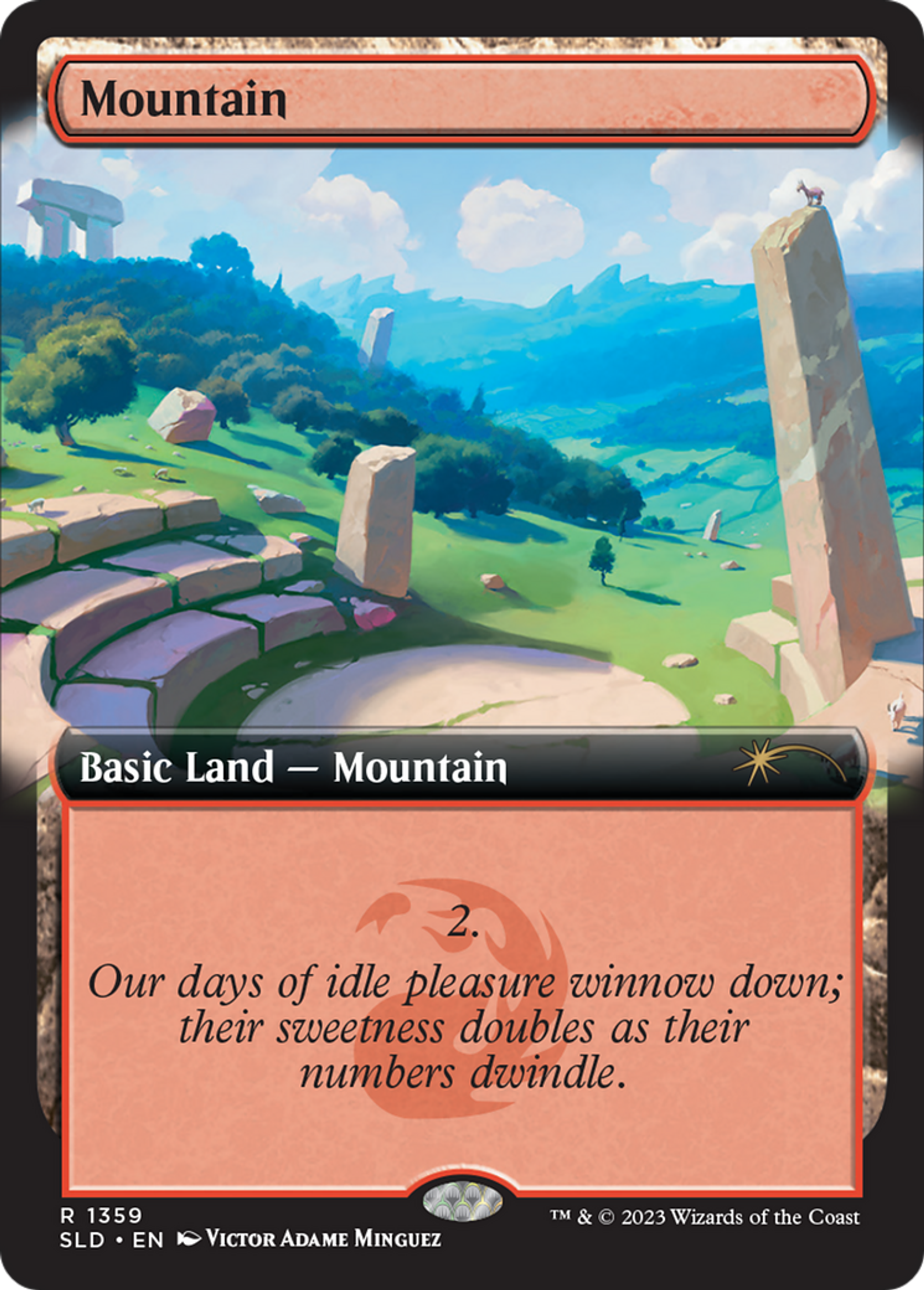 Montagne — Secret Lair Drop — Magic: The Gathering
