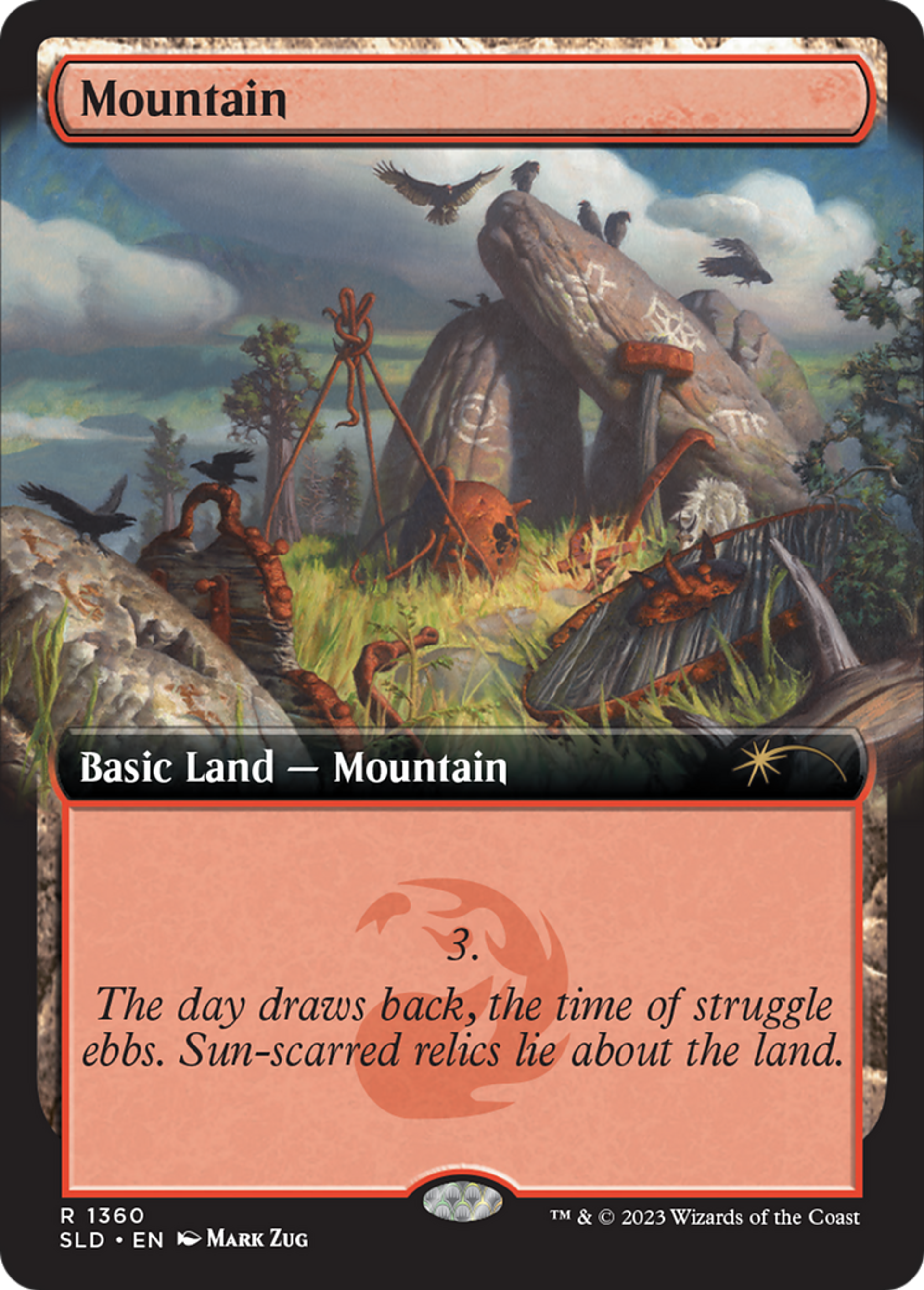 Montagne — Secret Lair Drop — Magic: The Gathering