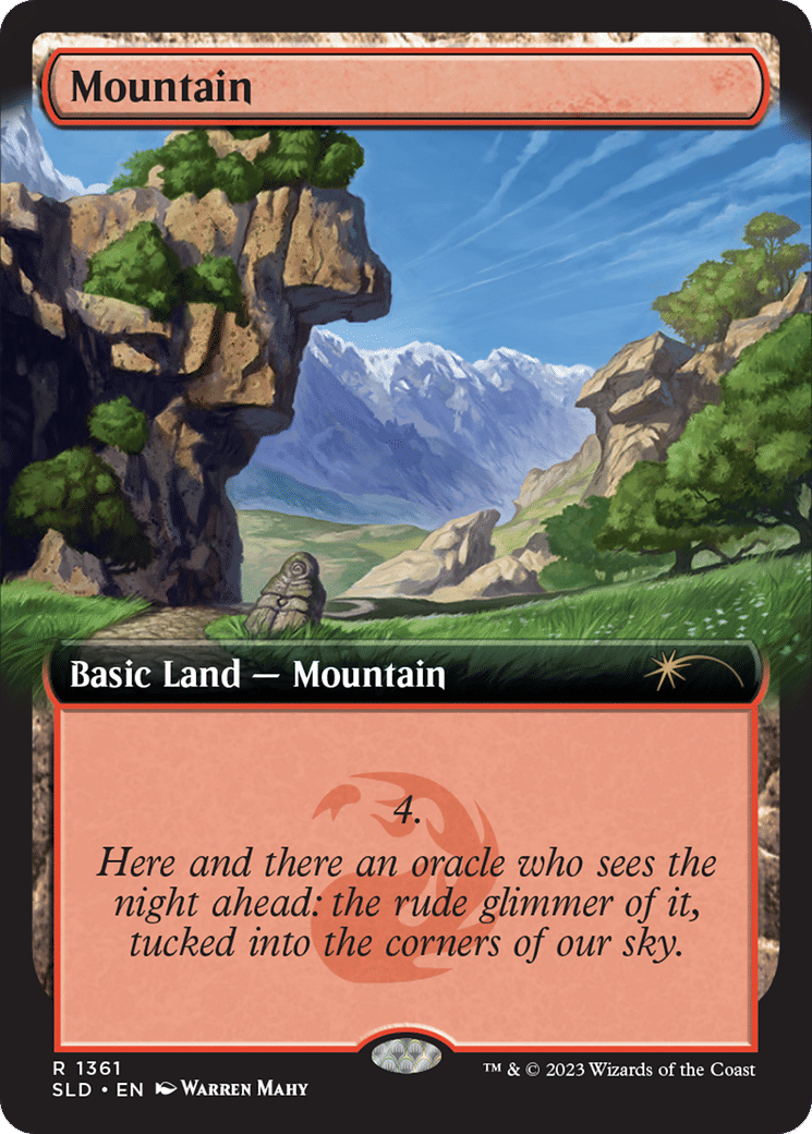Montagne — Secret Lair Drop — Magic: The Gathering