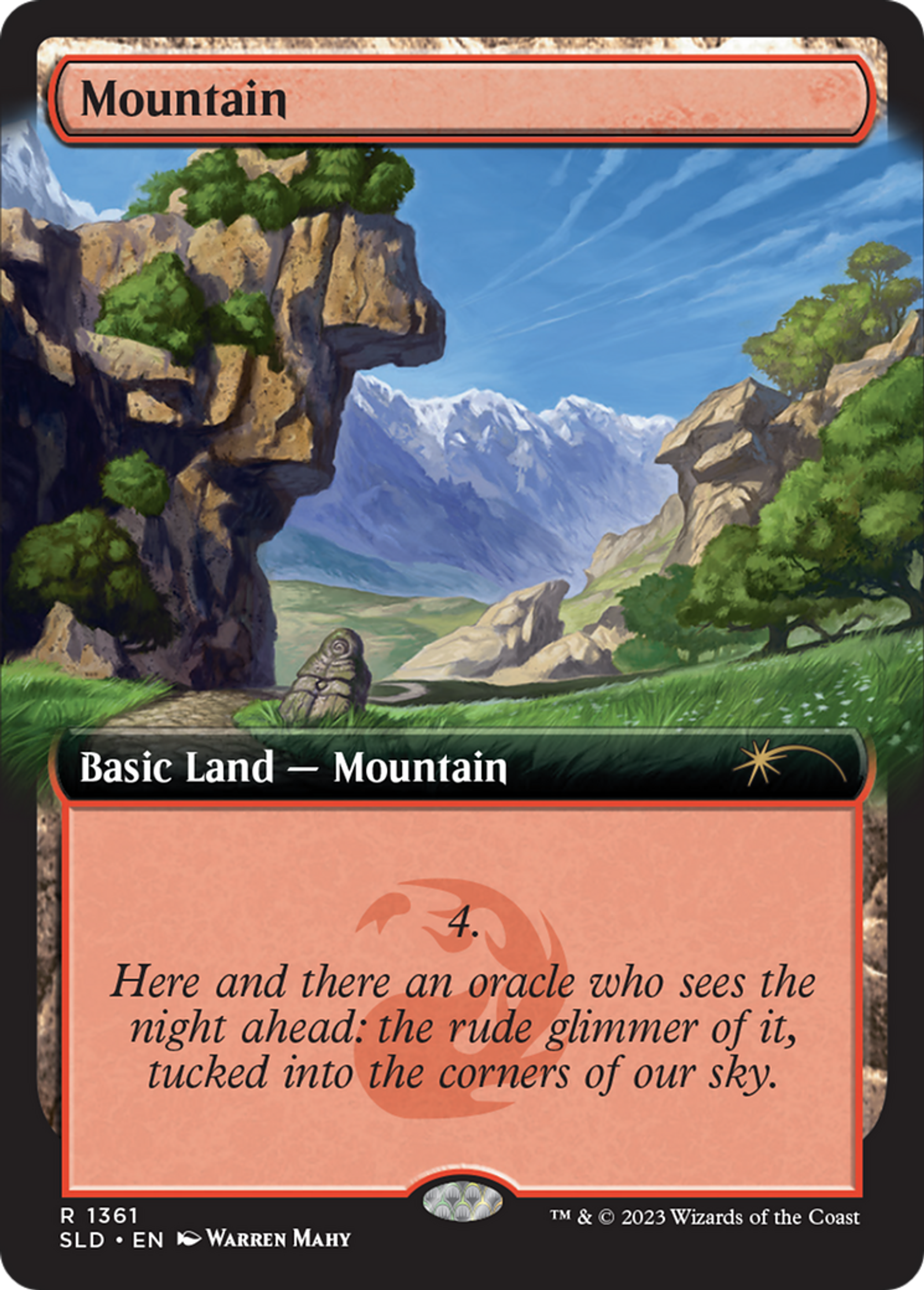 Montagne — Secret Lair Drop — Magic: The Gathering