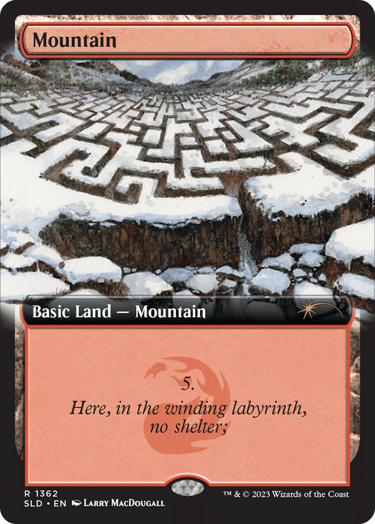 Montagne — Secret Lair Drop — Magic: The Gathering