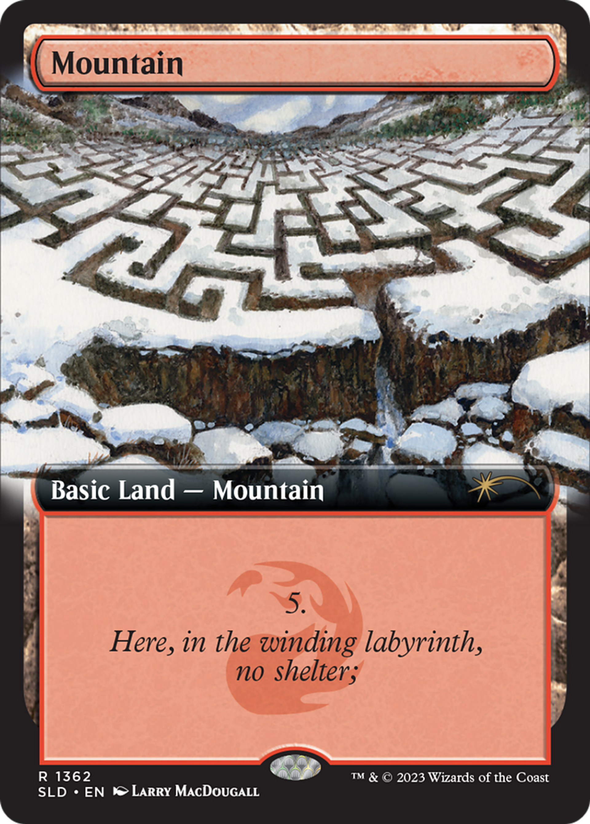 Montagne — Secret Lair Drop — Magic: The Gathering