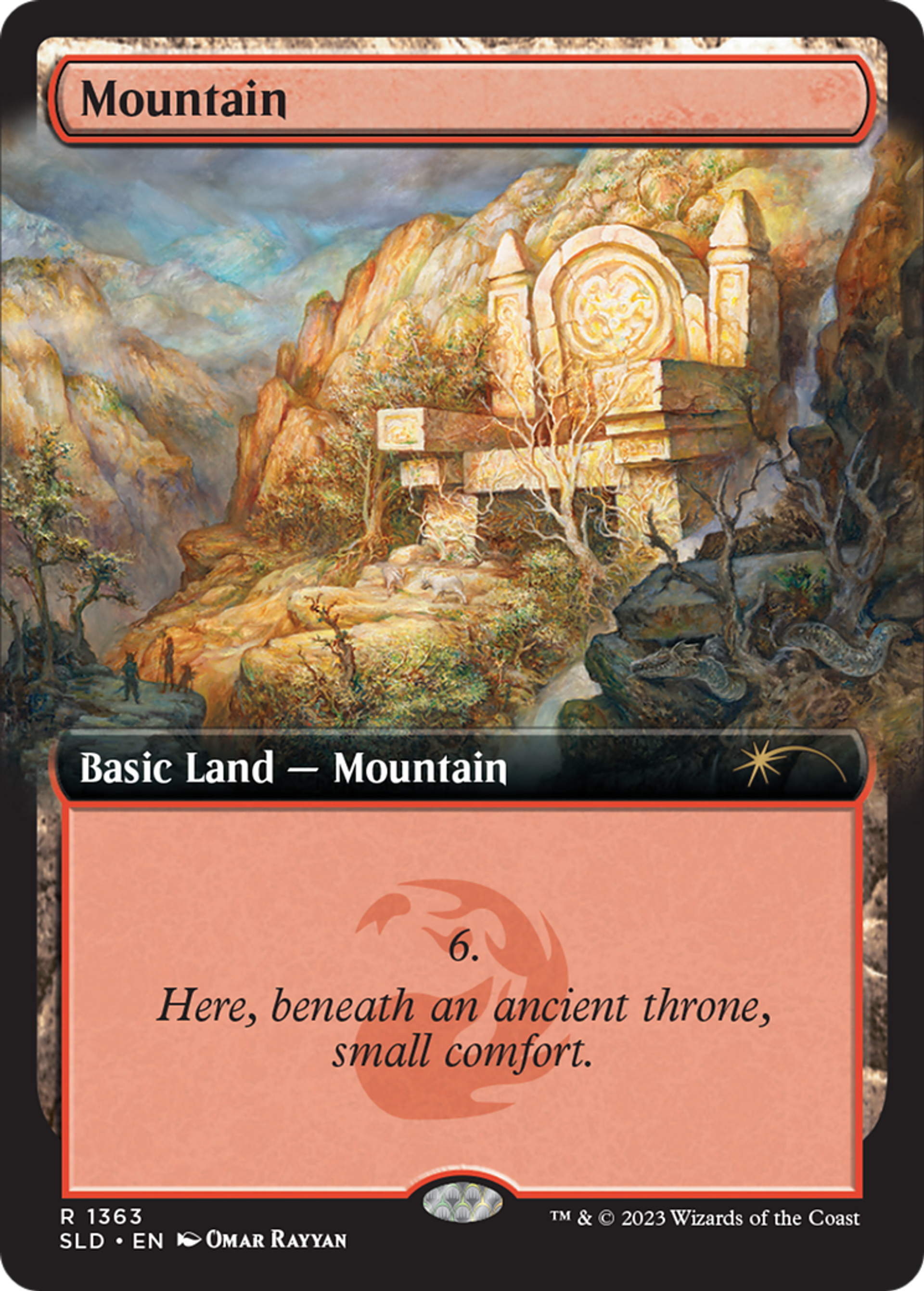 Montagne — Secret Lair Drop — Magic: The Gathering