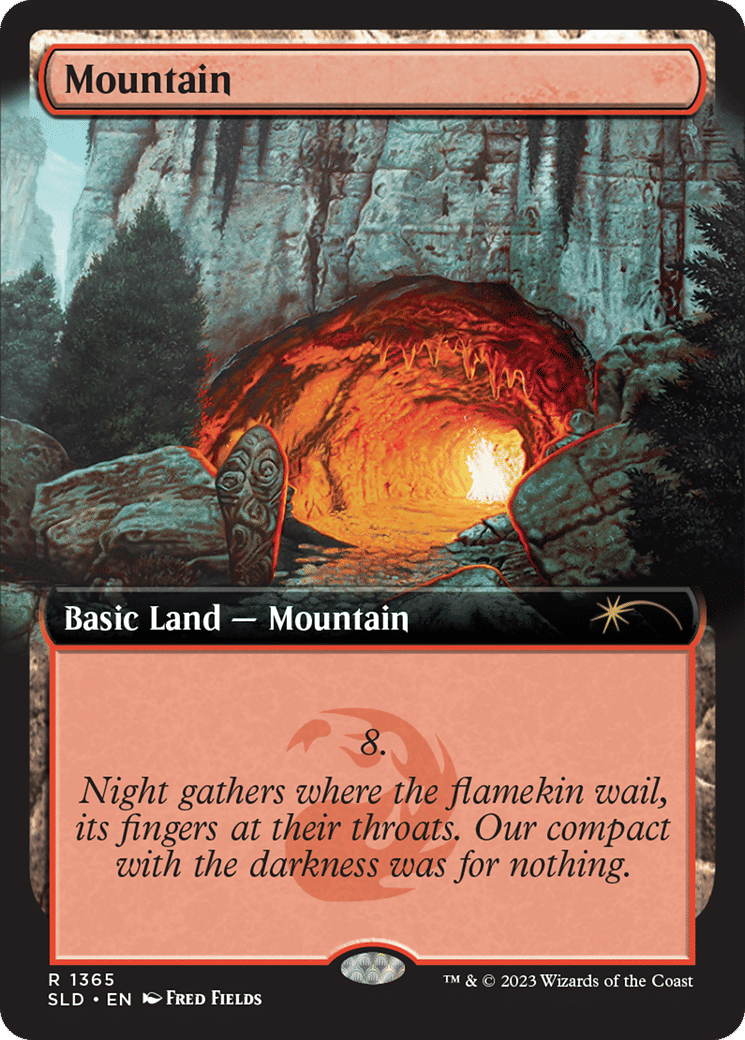 Montagne — Secret Lair Drop — Magic: The Gathering