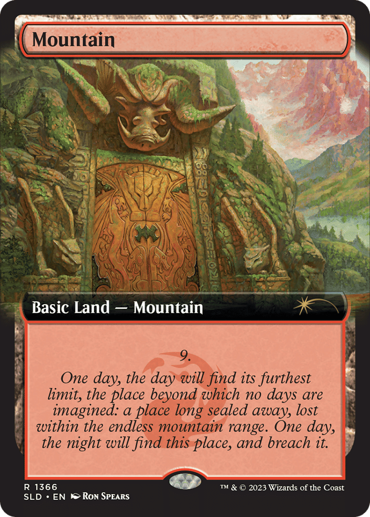 Montagne — Secret Lair Drop — Magic: The Gathering
