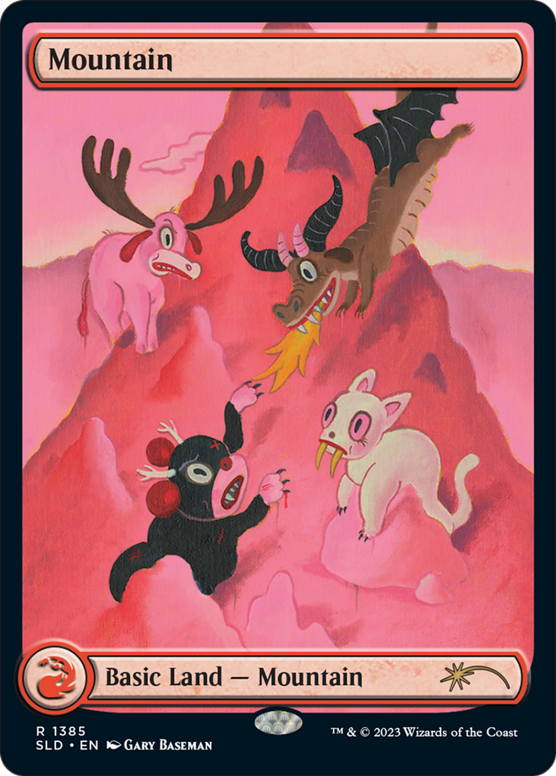 Montagne — Secret Lair Drop — Magic: The Gathering