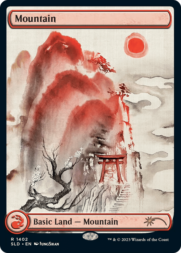 Montagne — Secret Lair Drop — Magic: The Gathering