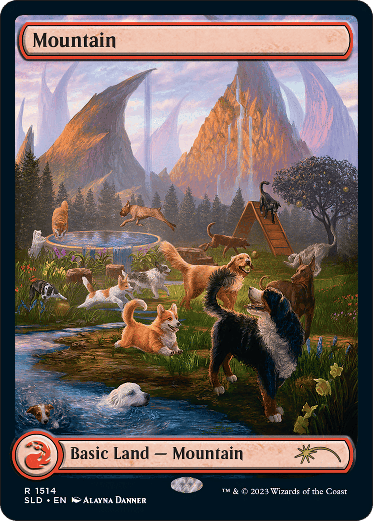 Montagne — Secret Lair Drop — Magic: The Gathering