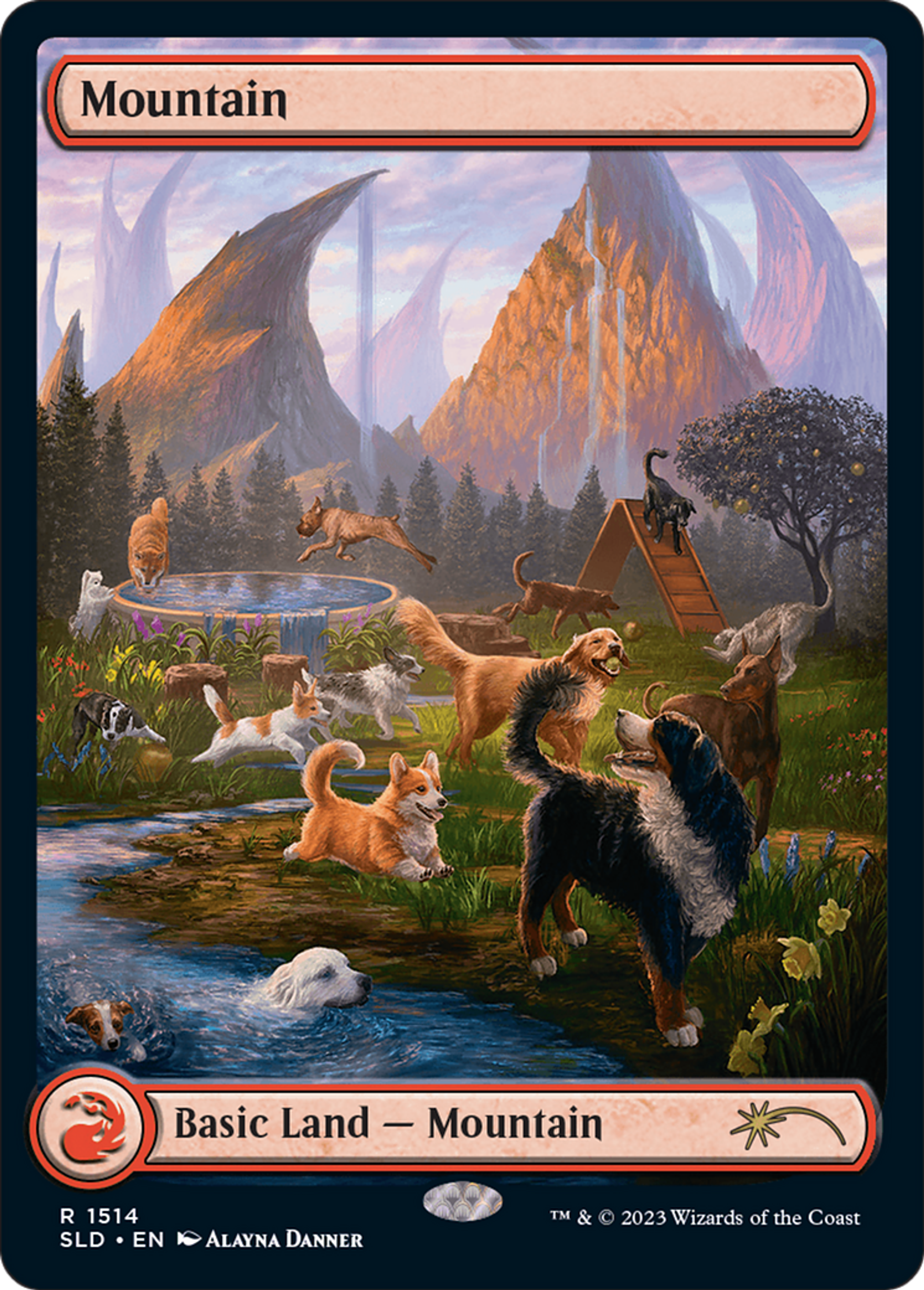Montagne — Secret Lair Drop — Magic: The Gathering