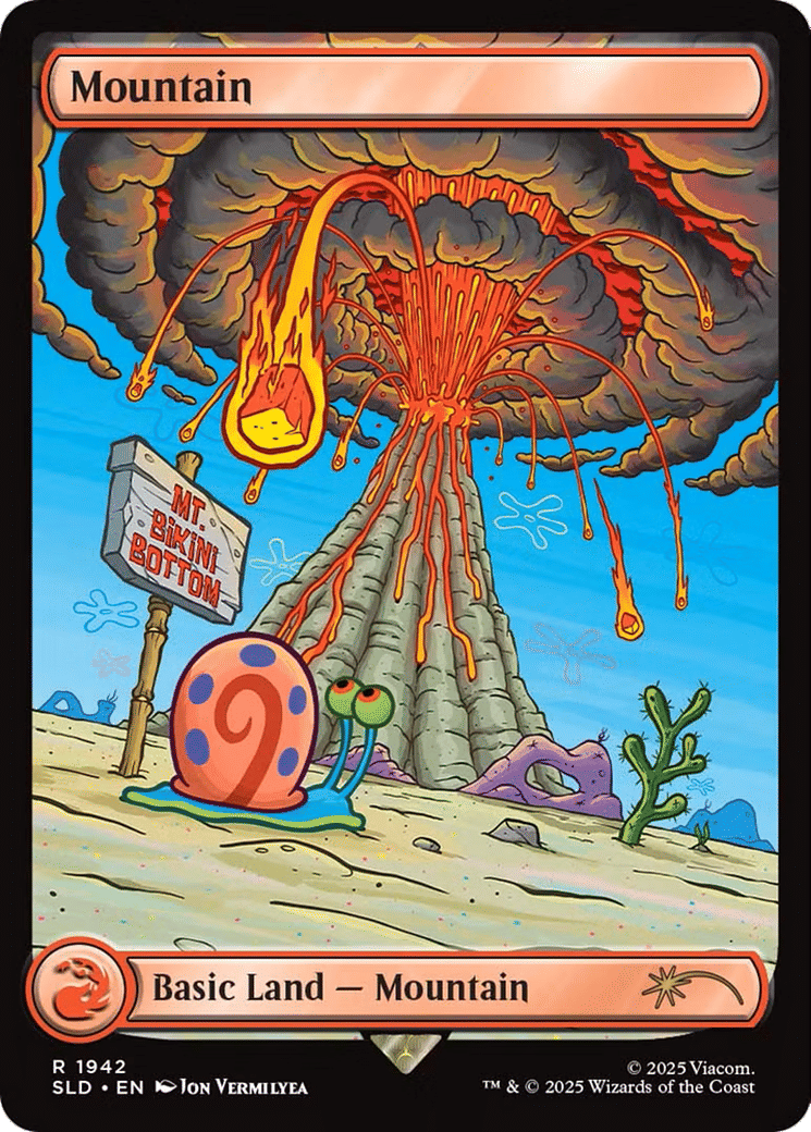 Montagne — Secret Lair Drop — Magic: The Gathering