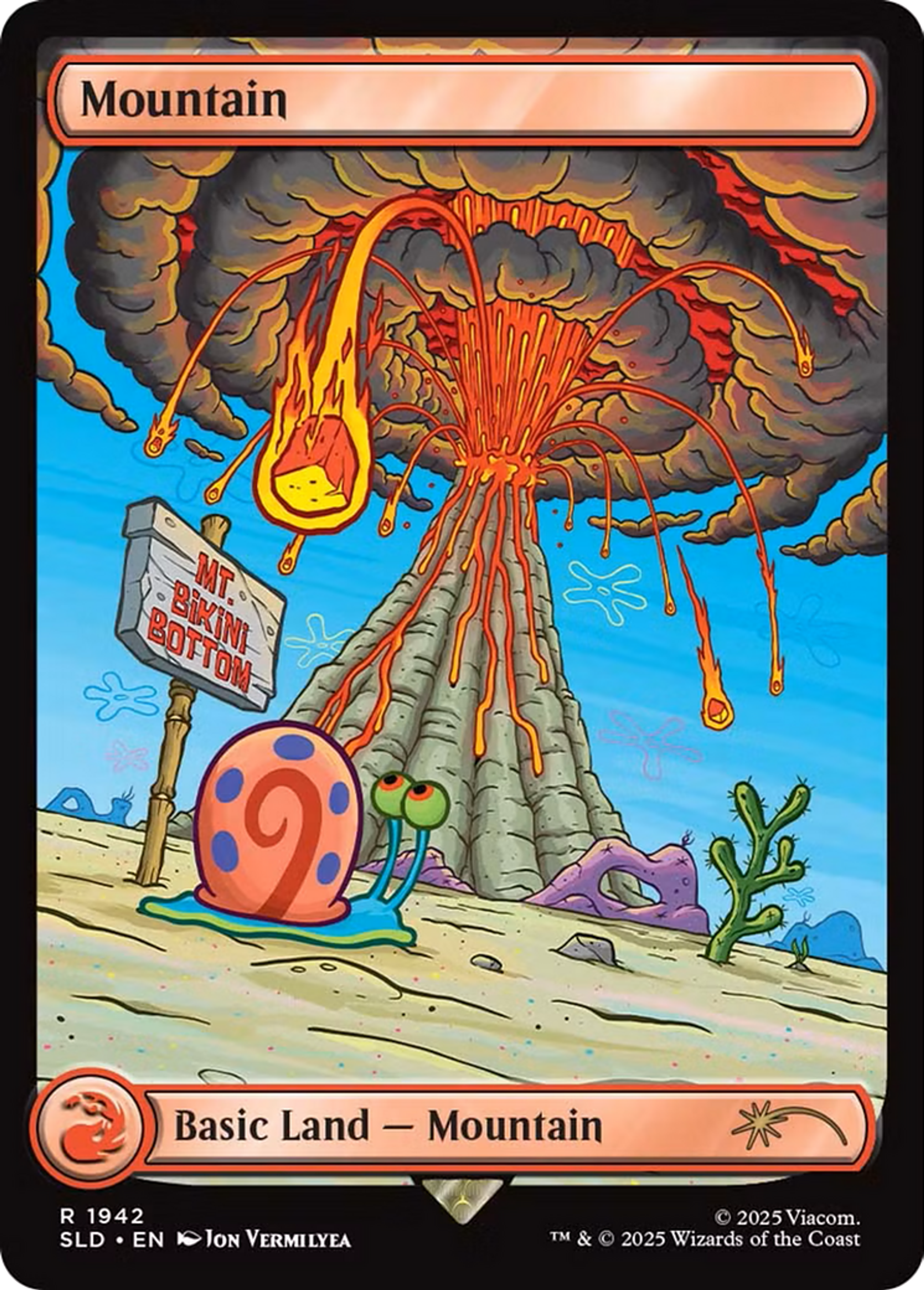 Mountain — Secret Lair Drop — Magic: The Gathering