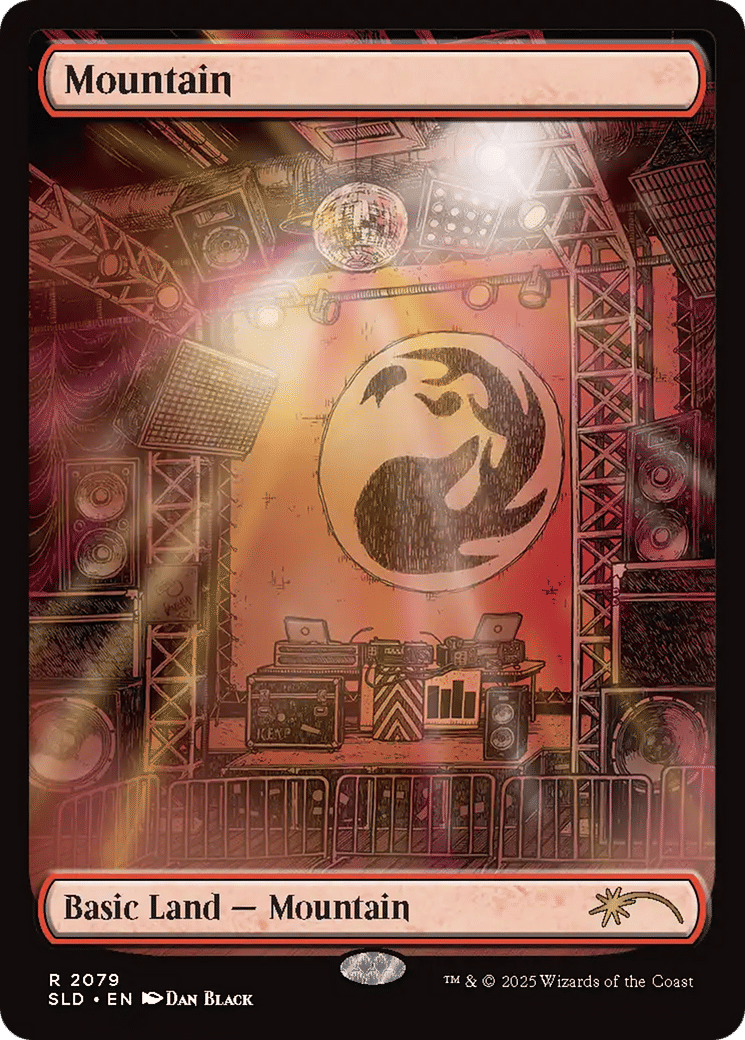 Montagne — Secret Lair Drop — Magic: The Gathering