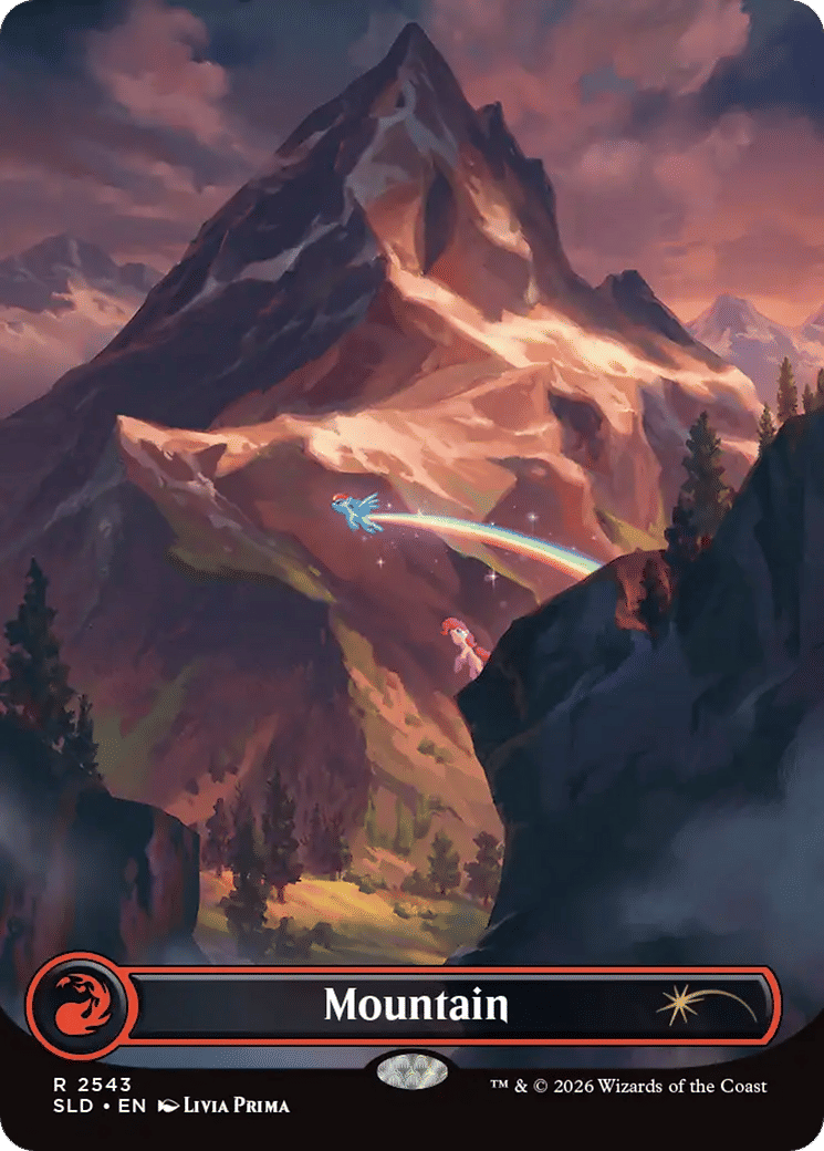 Montagne — Secret Lair Drop — Magic: The Gathering