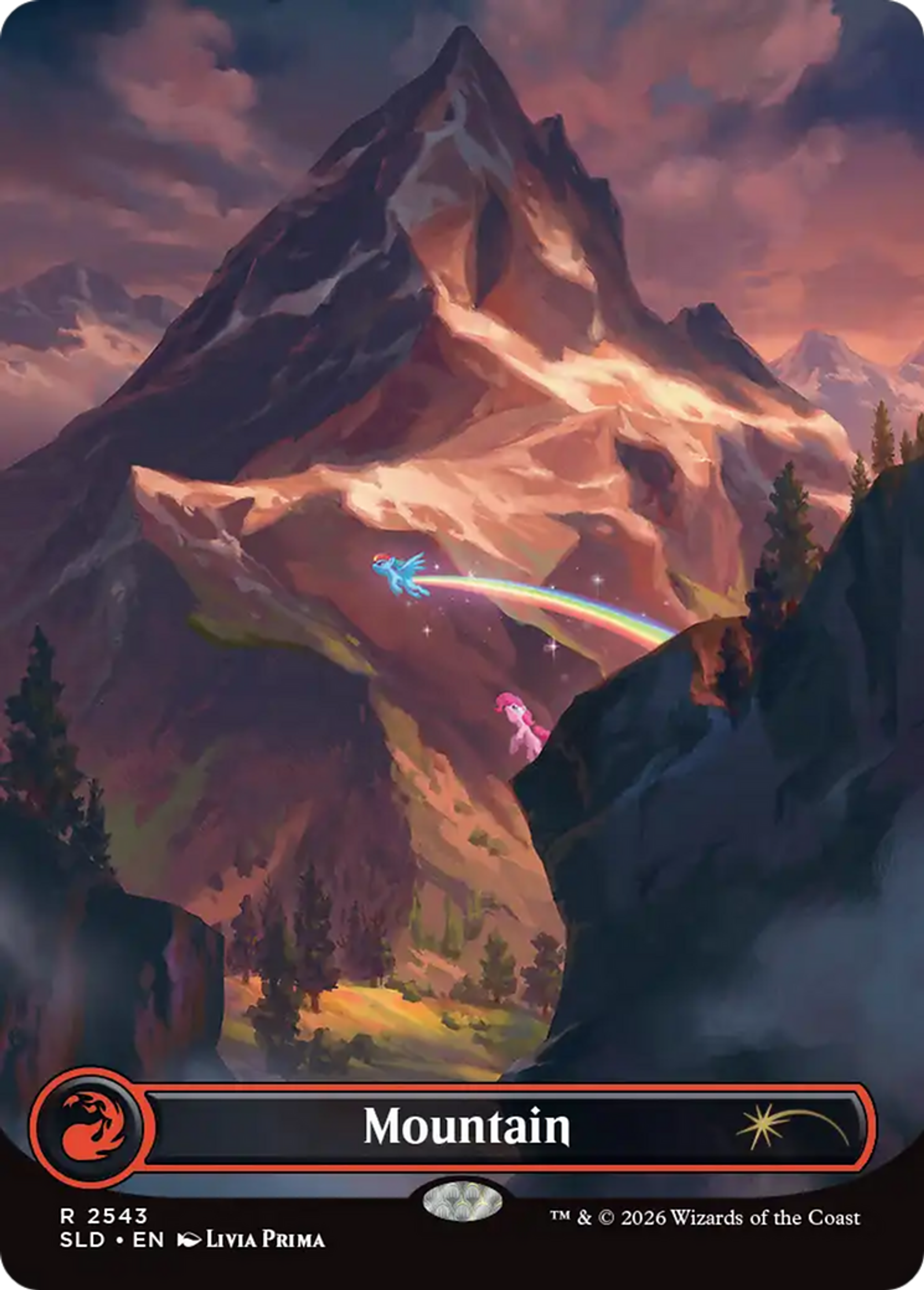 Mountain — Secret Lair Drop — Magic: The Gathering
