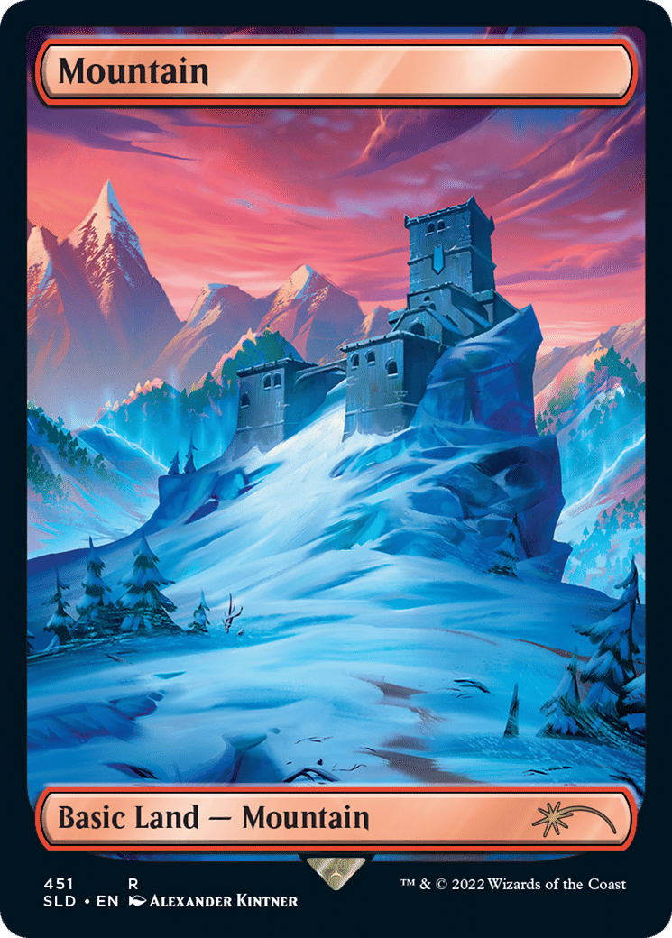 Montagne — Secret Lair Drop — Magic: The Gathering