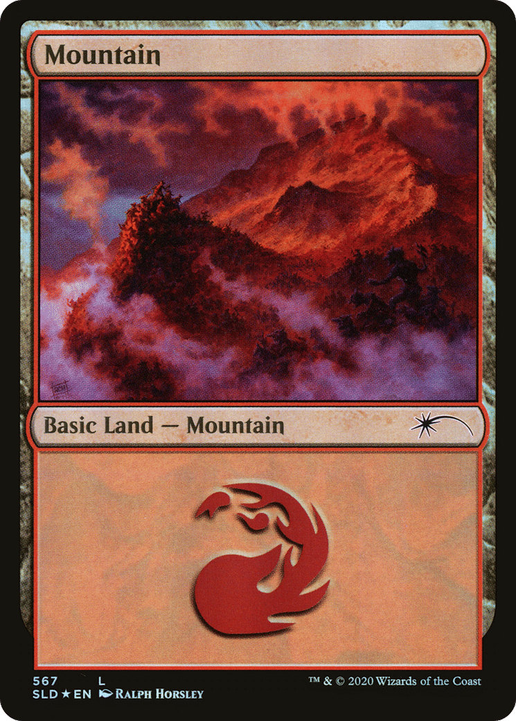 Montagne — Secret Lair Drop — Magic: The Gathering