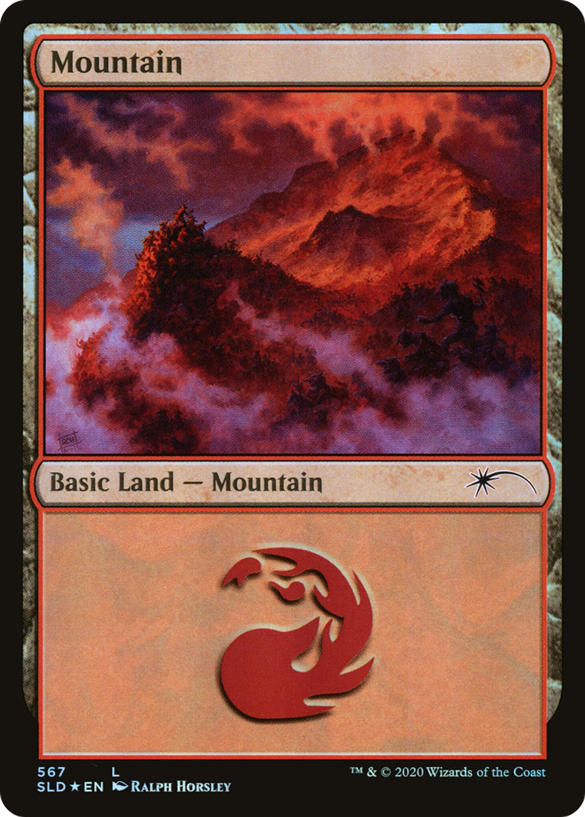 Montagne — Secret Lair Drop — Magic: The Gathering