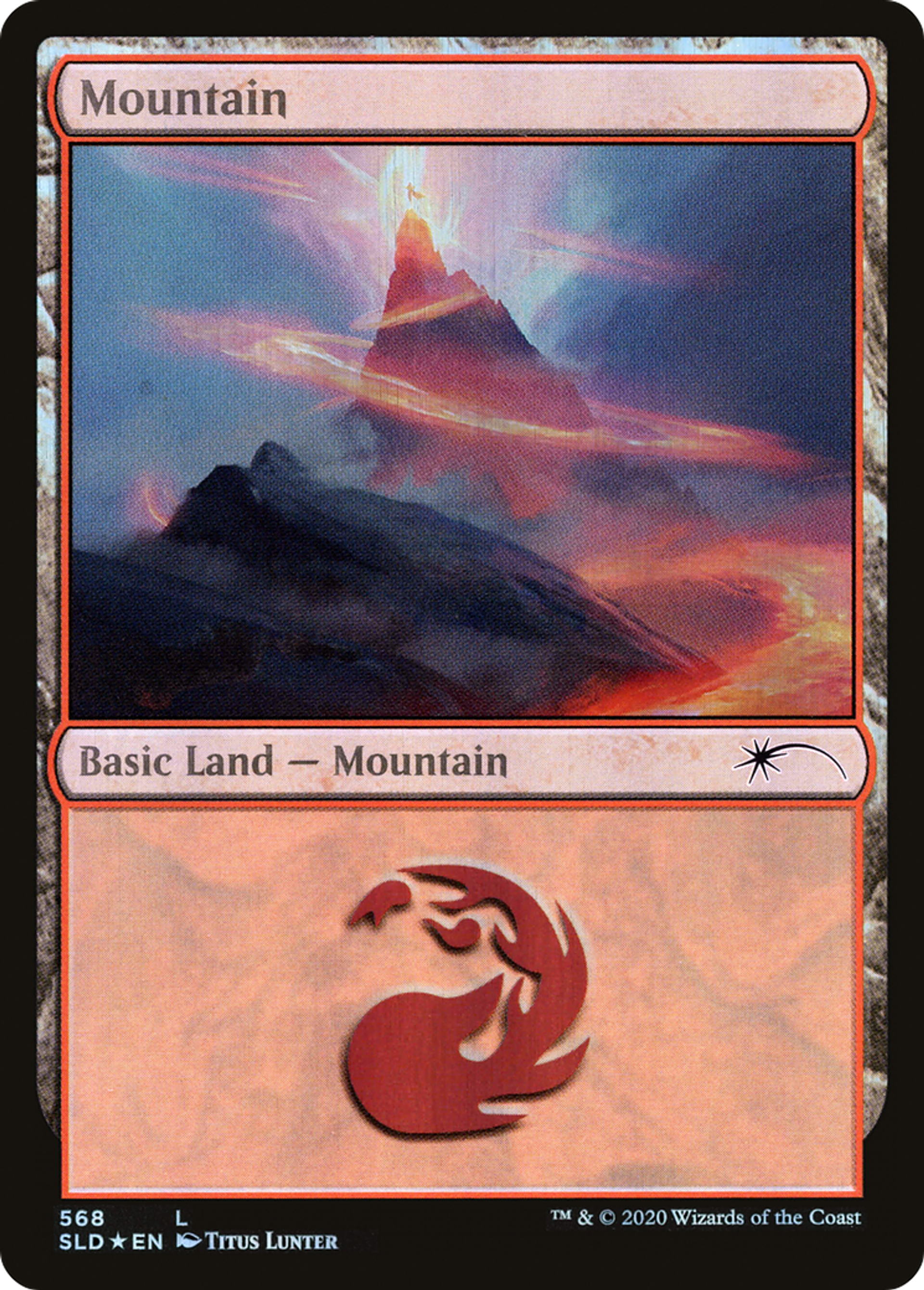 Montagne — Secret Lair Drop — Magic: The Gathering