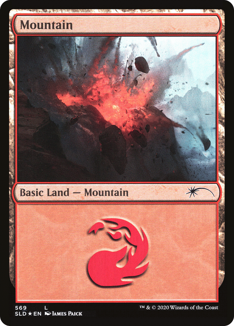 Montagne — Secret Lair Drop — Magic: The Gathering