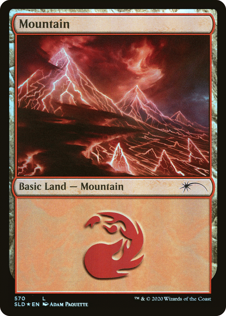 Montagne — Secret Lair Drop — Magic: The Gathering