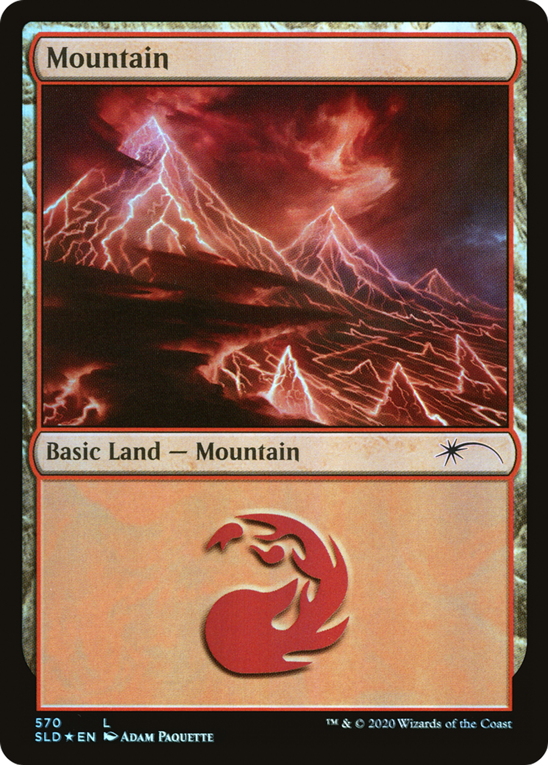 Montagne — Secret Lair Drop — Magic: The Gathering