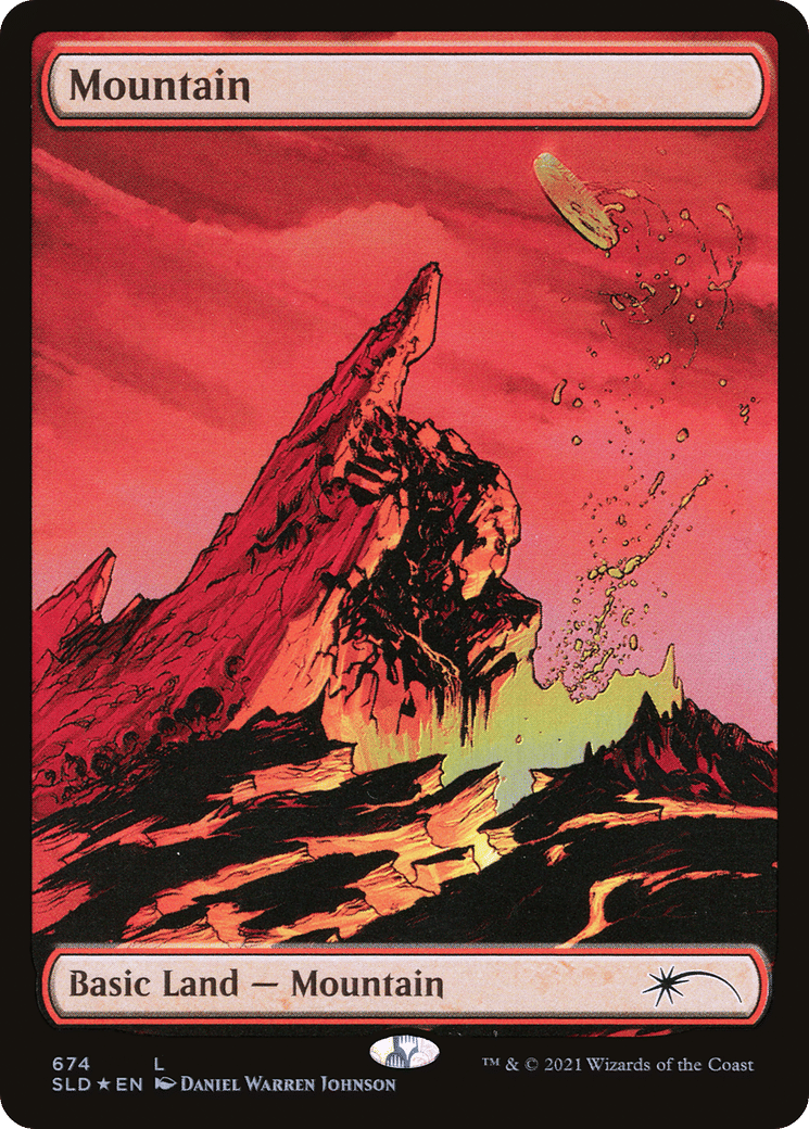 Montagne — Secret Lair Drop — Magic: The Gathering