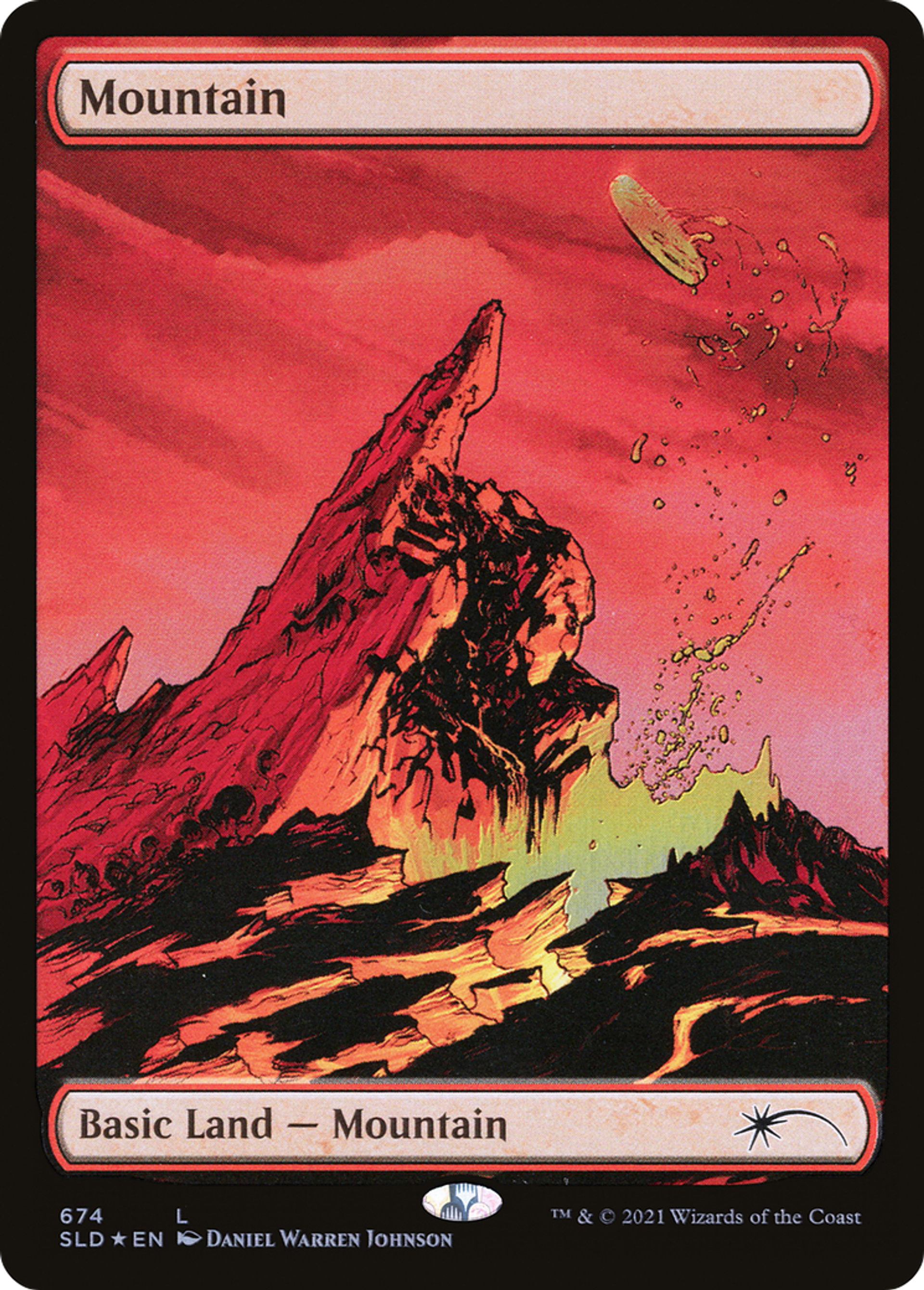 Montagne — Secret Lair Drop — Magic: The Gathering
