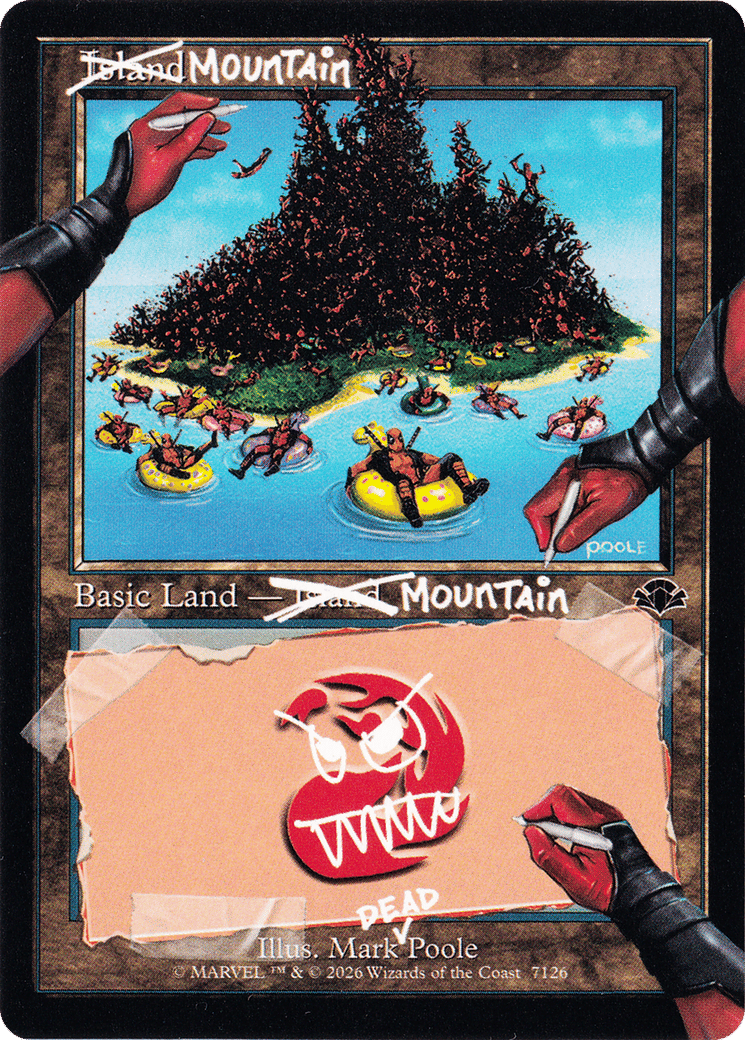 Montagne — Secret Lair Drop — Magic: The Gathering