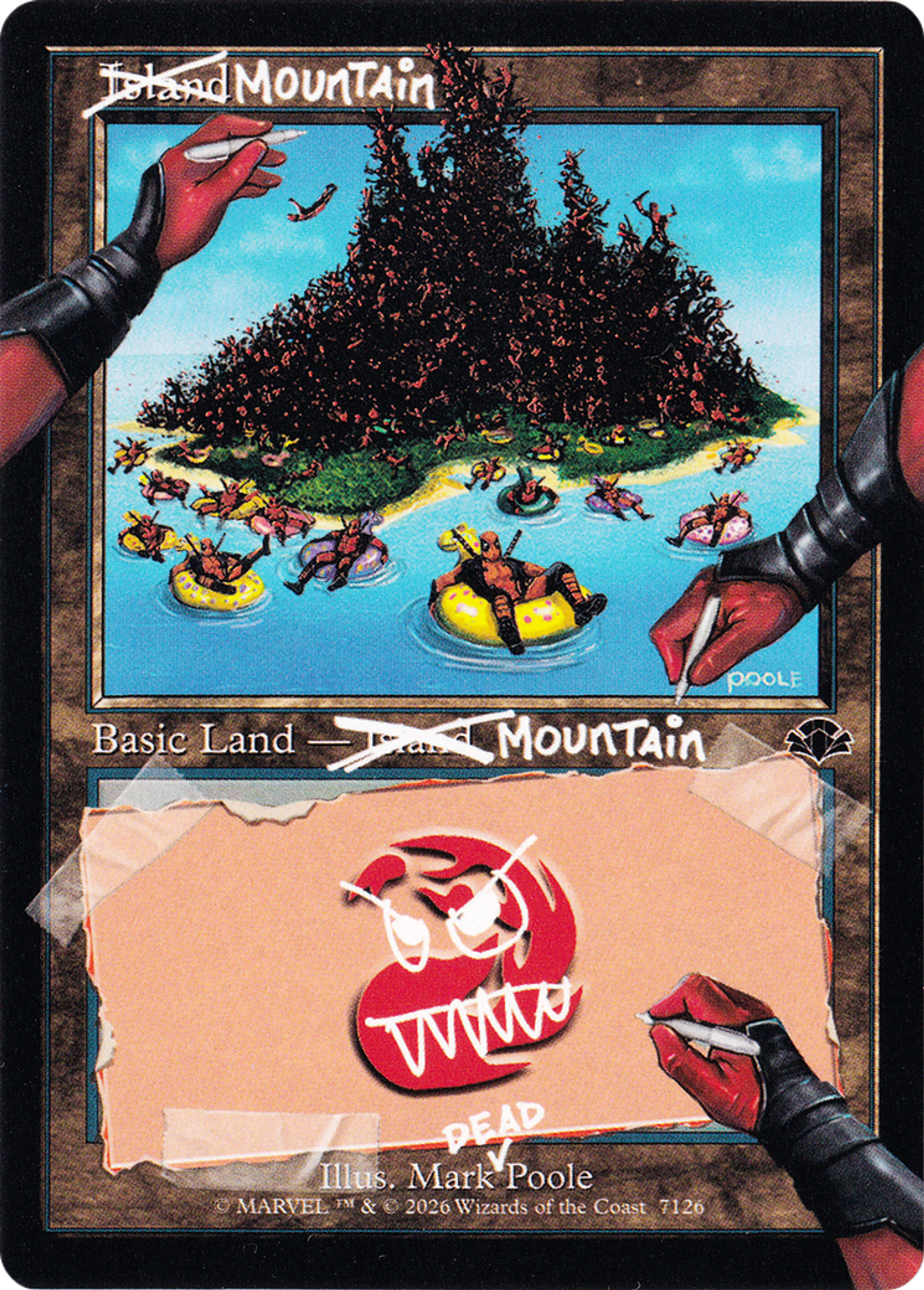 Montagne — Secret Lair Drop — Magic: The Gathering