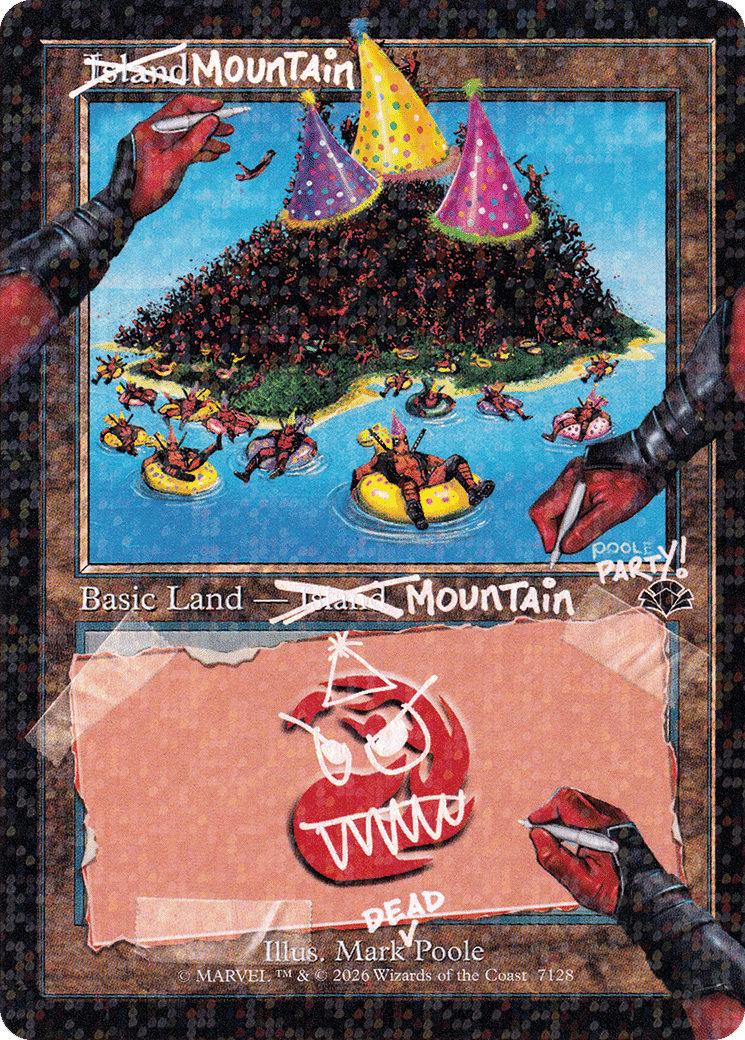 Montagne — Secret Lair Drop — Magic: The Gathering