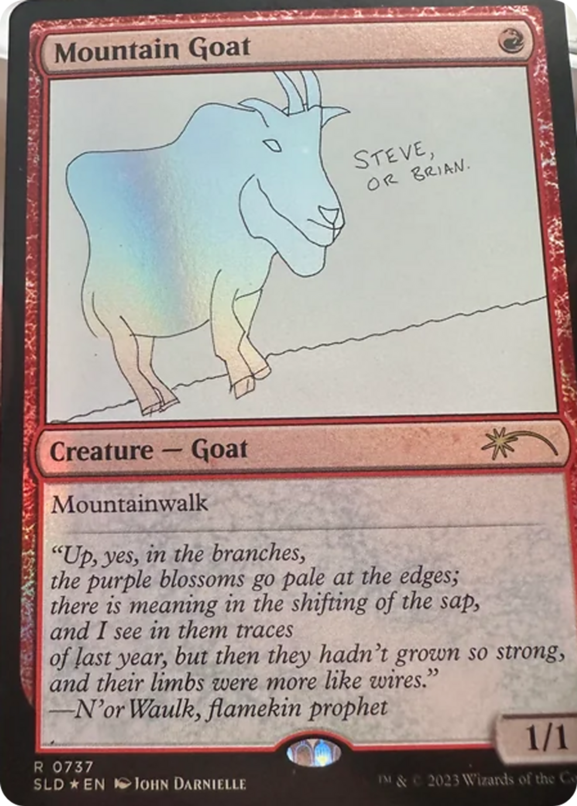 Bouquetin — Secret Lair Drop — Magic: The Gathering